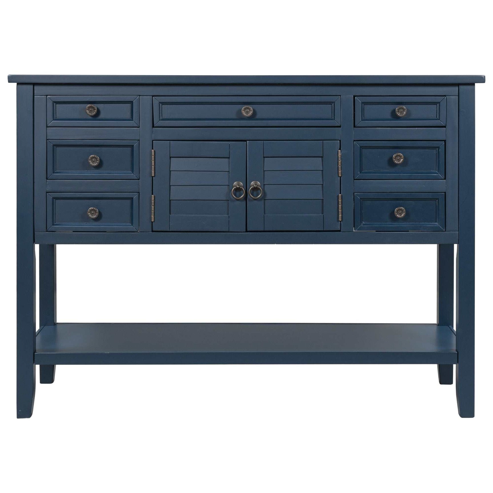 Havasu Modern Console Table Navy Blue - Ornate Home