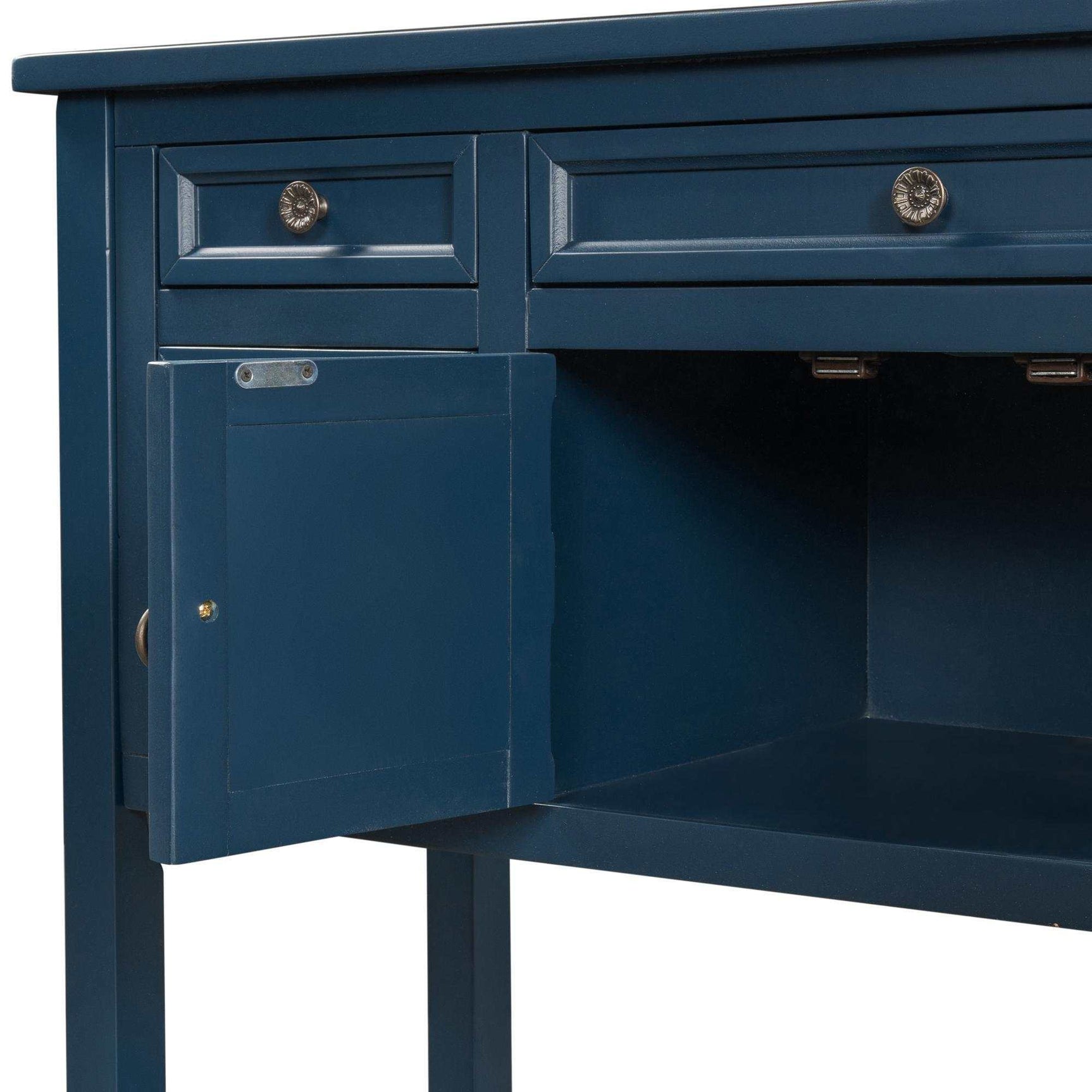 Havasu Modern Console Table Navy Blue - Ornate Home