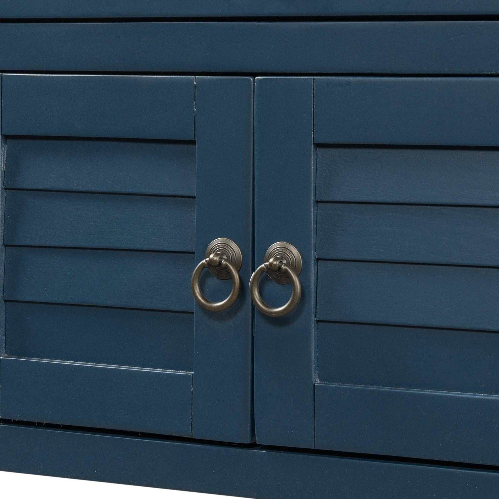 Havasu Modern Console Table Navy Blue - Ornate Home