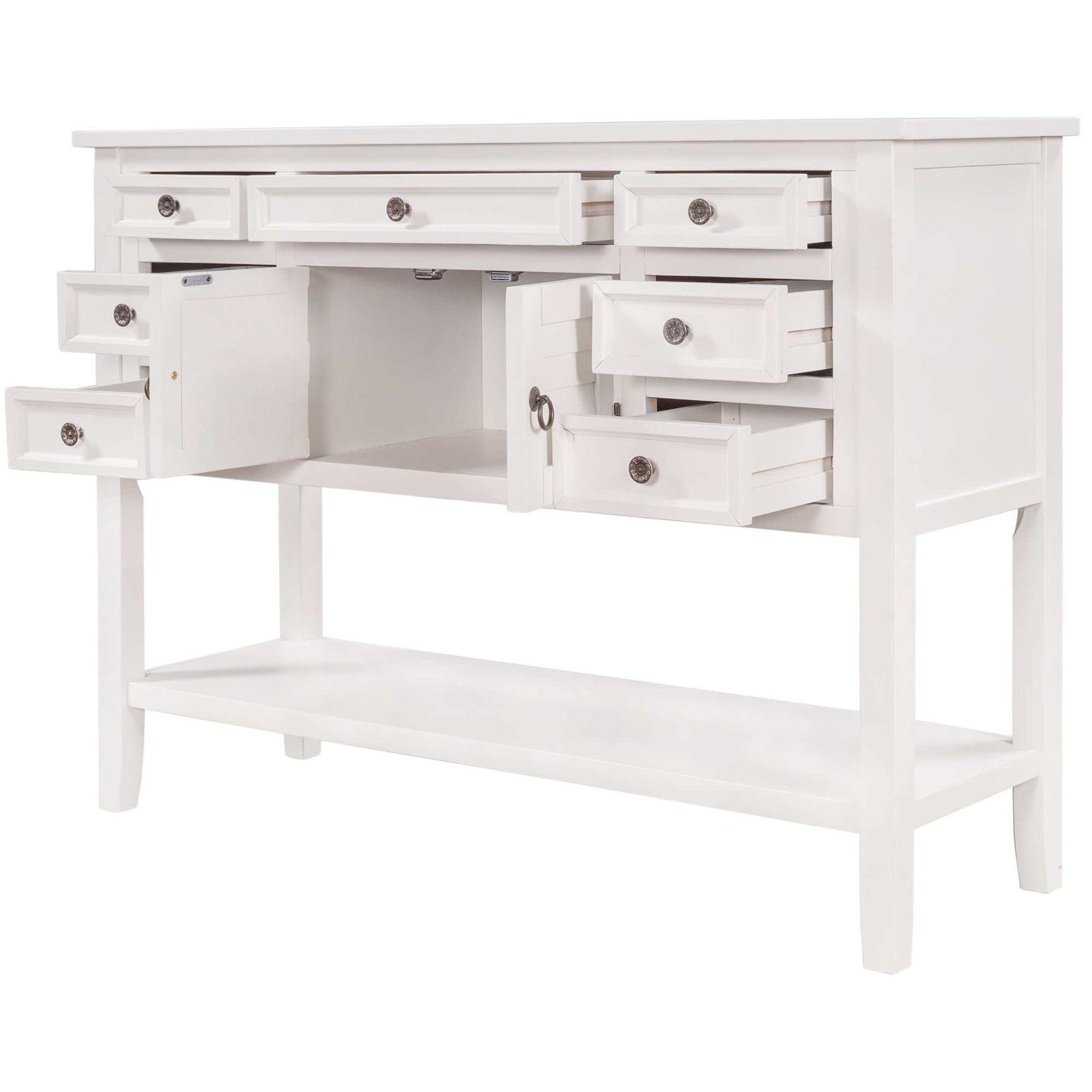 Havasu Modern Console Table White - Ornate Home