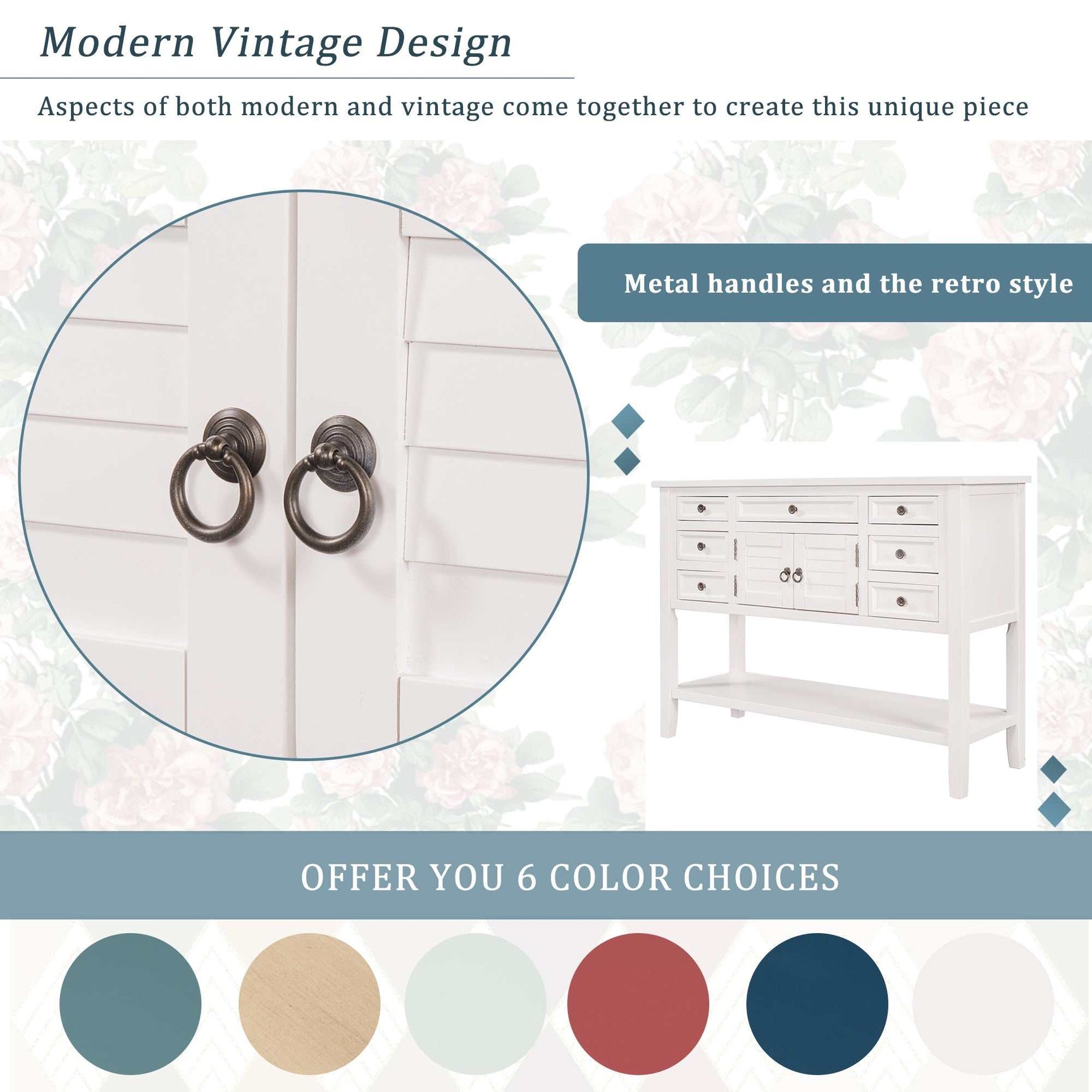 Havasu Modern Console Table White - Ornate Home