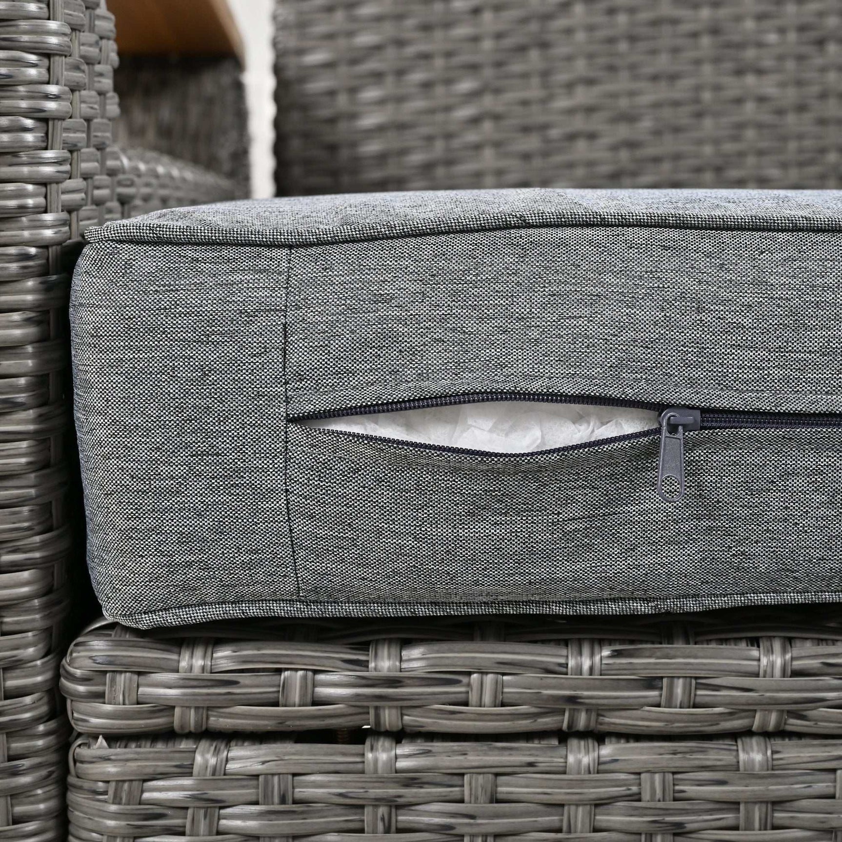 Hawaii Adjustable Outdoor Loveseat with Storage - Ornate Home