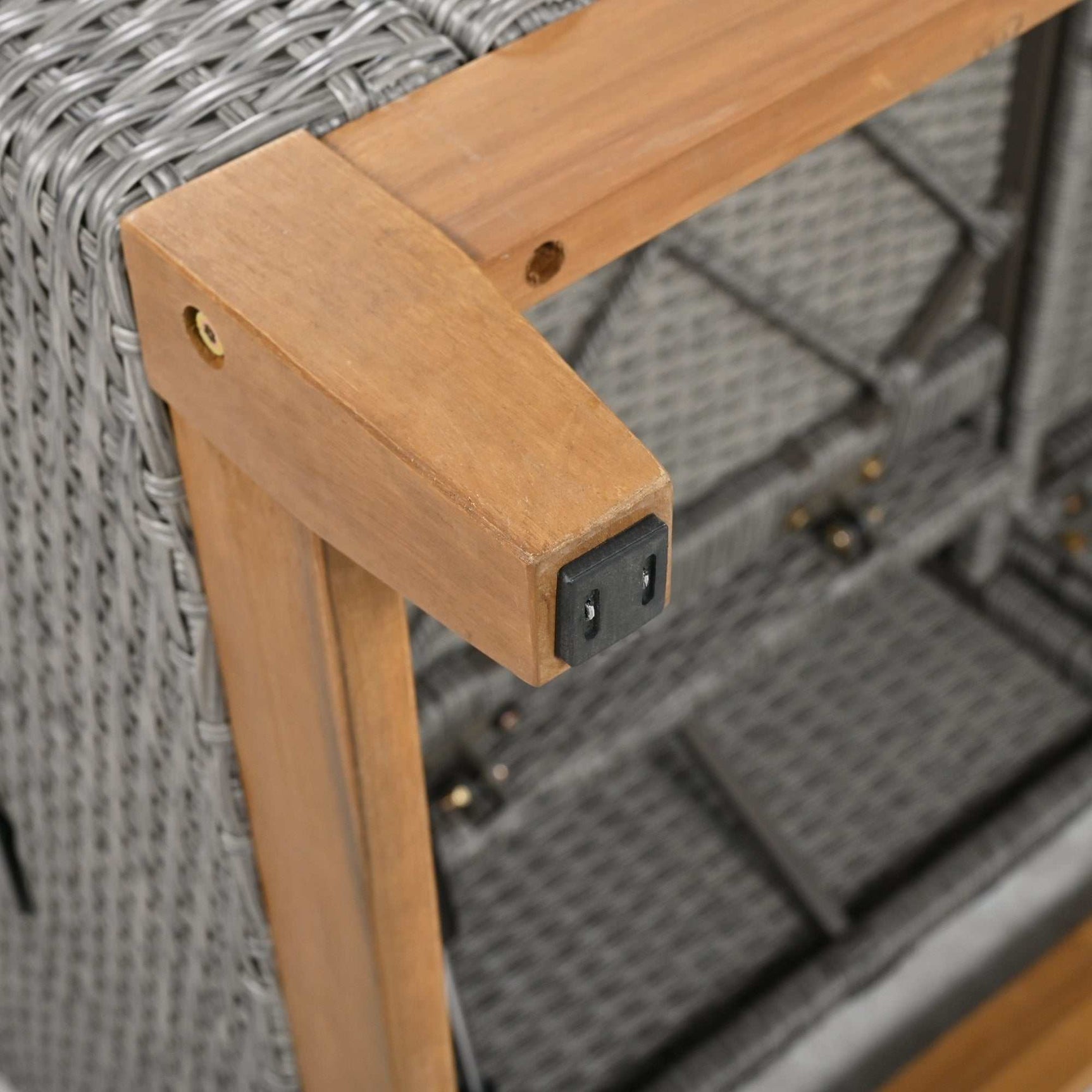 Hawaii Adjustable Outdoor Loveseat with Storage - Ornate Home