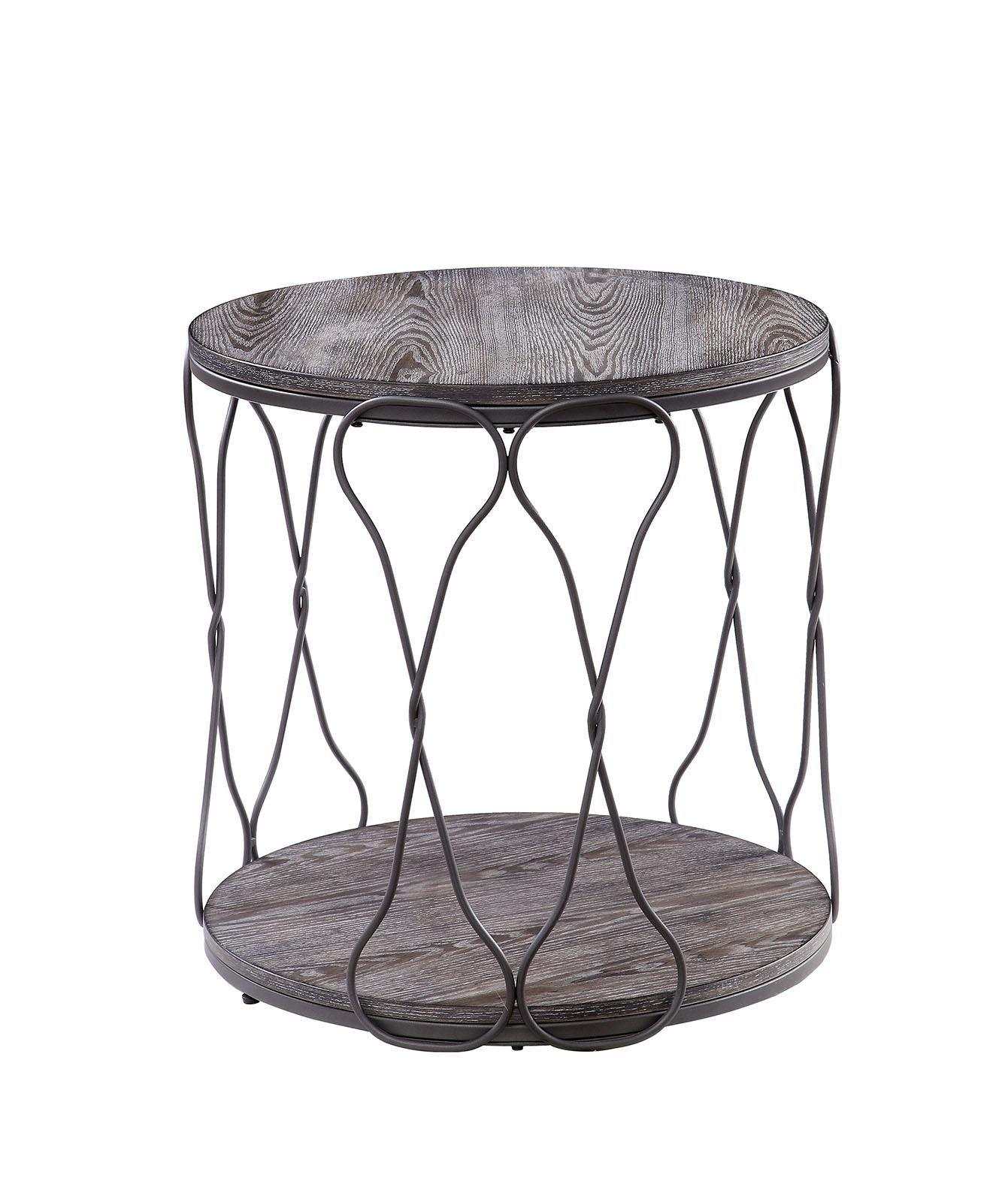 Hawdon Gray End Table - Ornate Home