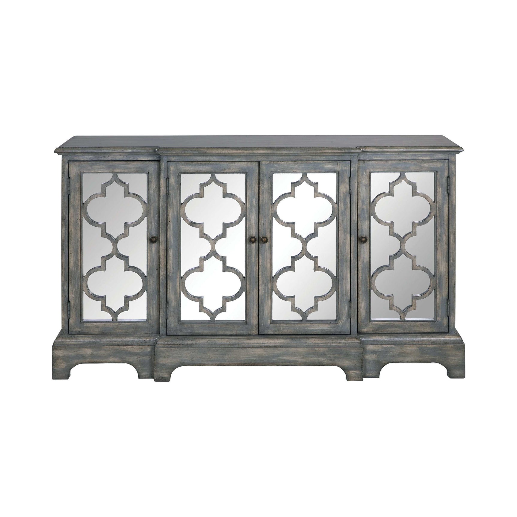 Hazel Grey Accent Cabinet - Ornate Home