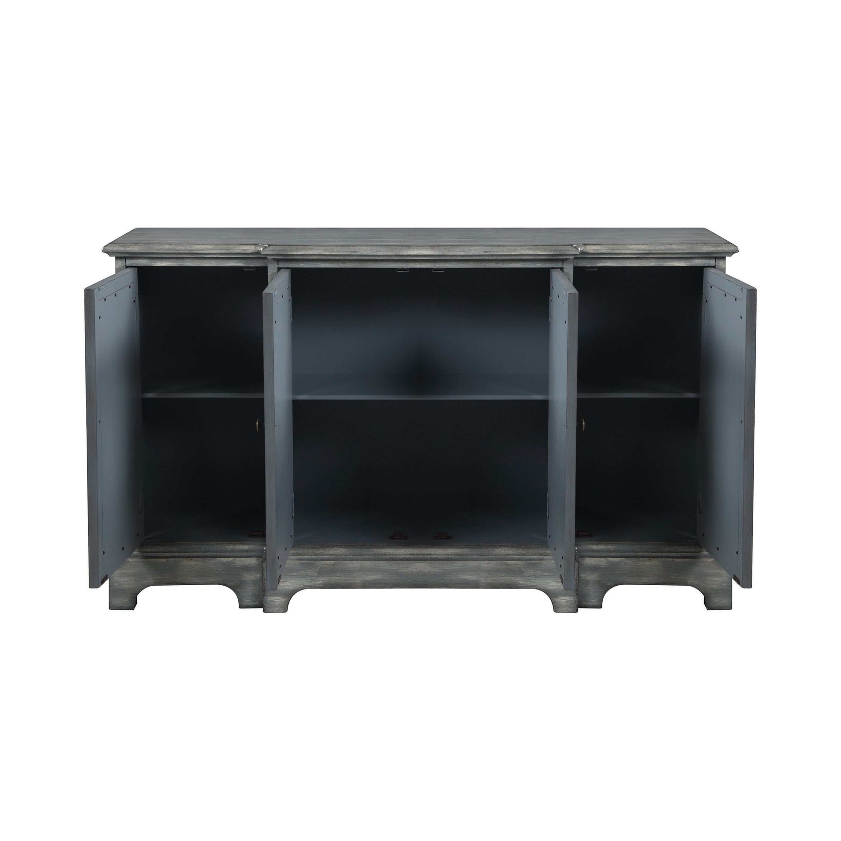 Hazel Grey Accent Cabinet - Ornate Home