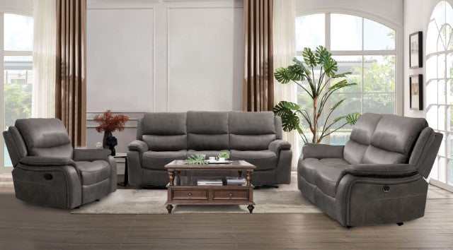 Henricus Dark Gray Loveseat - Ornate Home