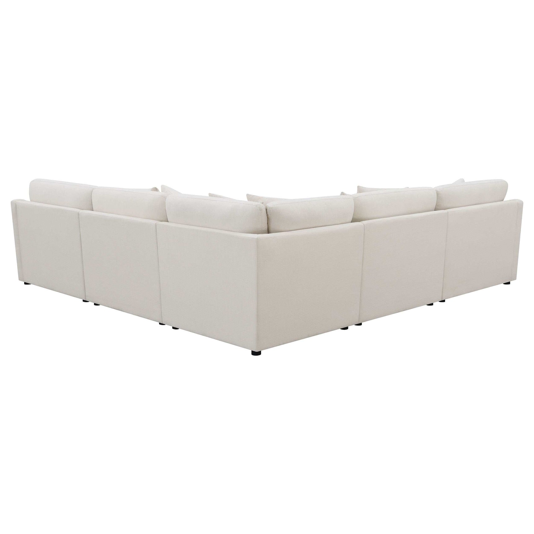 Hobson Ivory 6 Pc Sectional - Ornate Home