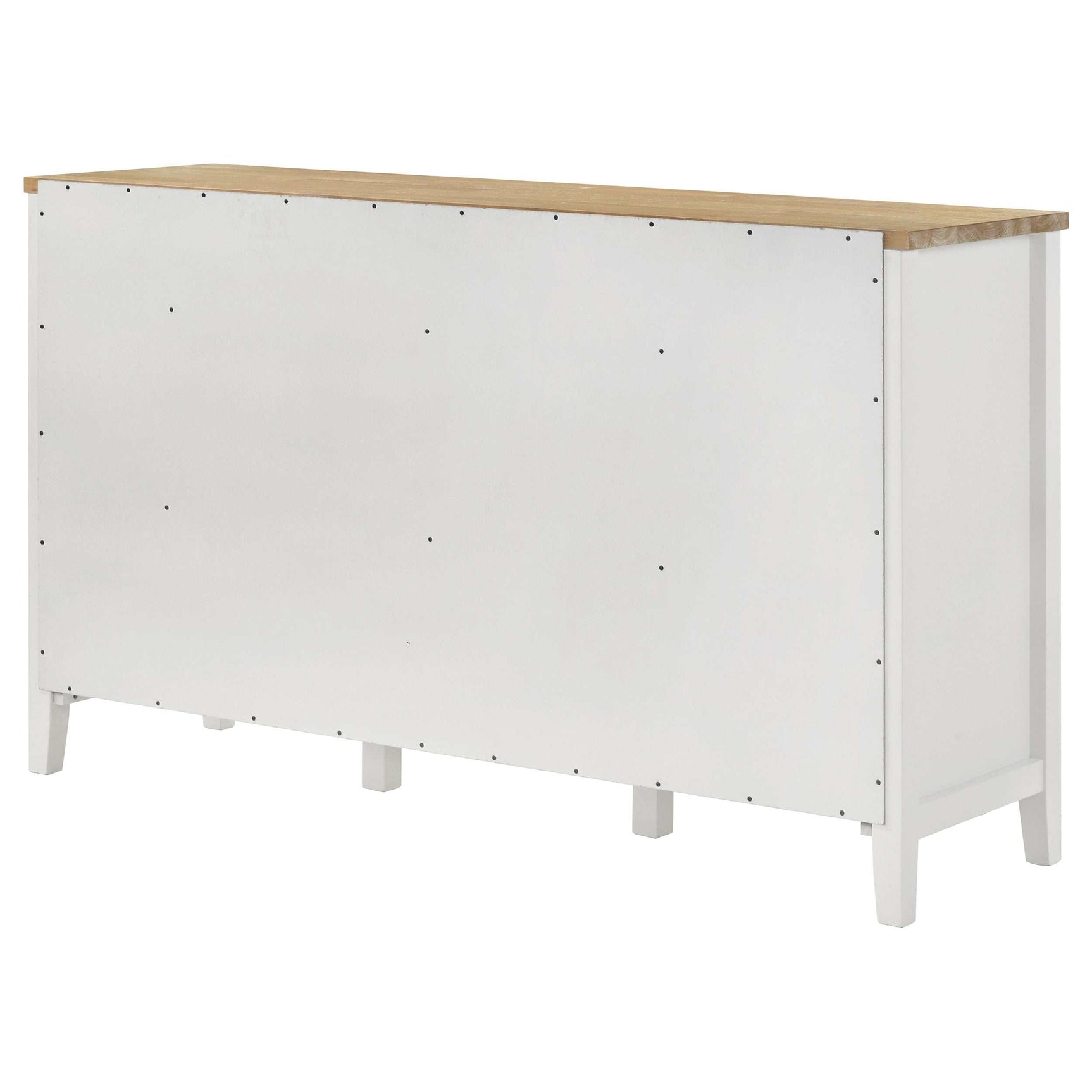 Hollis White / Brown Sideboard - Ornate Home