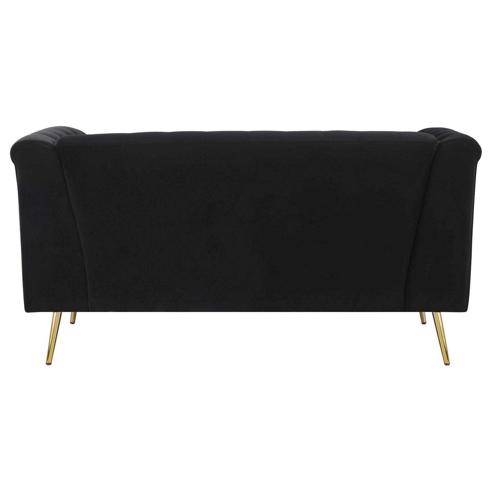 Holly Black Loveseat - Ornate Home