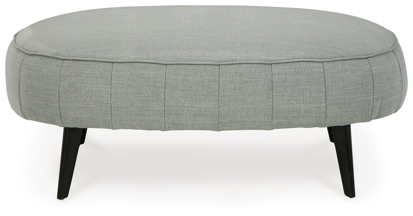 Hollyann Gray Oversized Accent Ottoman - Ornate Home