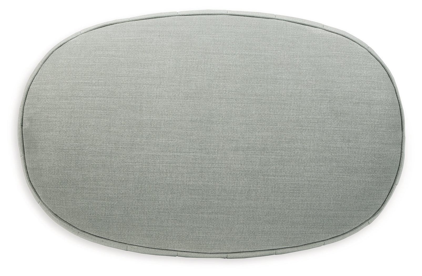 Hollyann Gray Oversized Accent Ottoman - Ornate Home