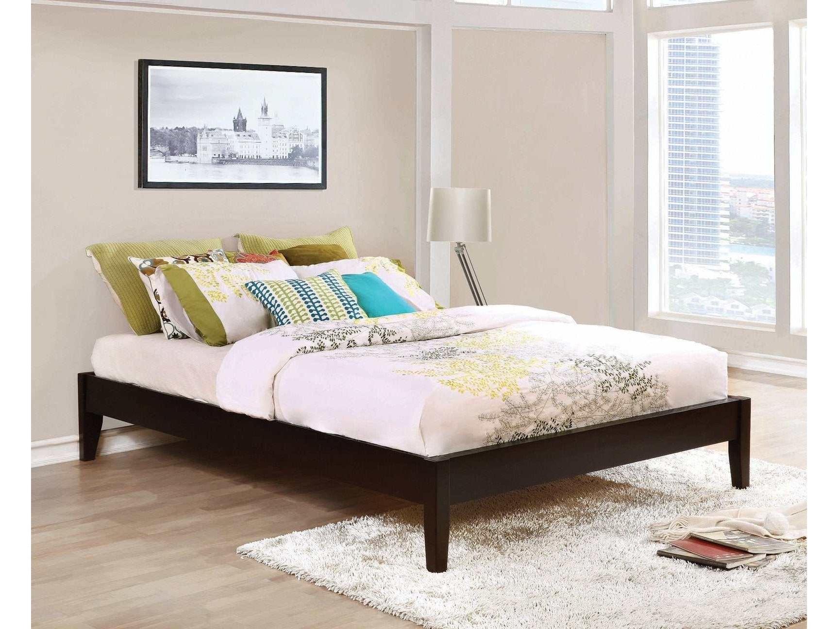 Hounslow Cappuccino Full Platform Bed - Ornate Home