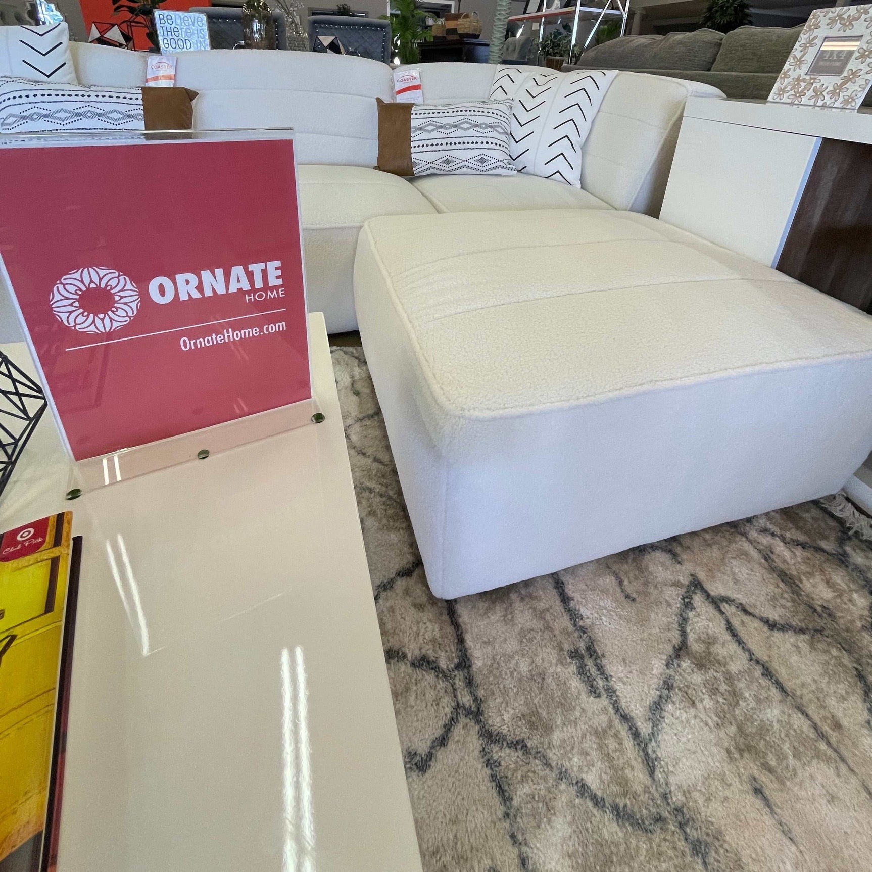 Sunny Natural White Modular Sectional / Create your own Style - Ornate Home