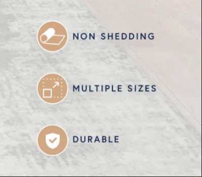 Ibiza Beige & Cream Area Medium Rug 4'3" x 5'10" - Ornate Home