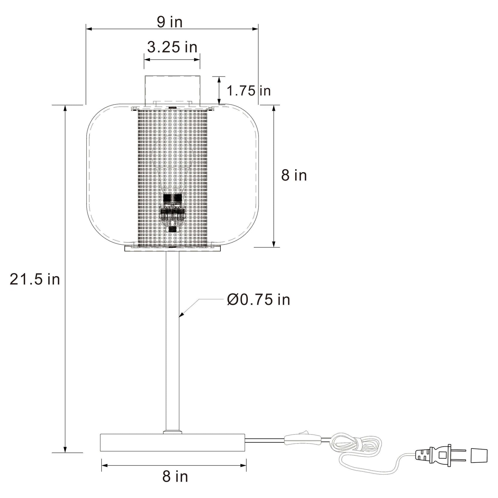 Ingrid Black Table Lamp - Ornate Home