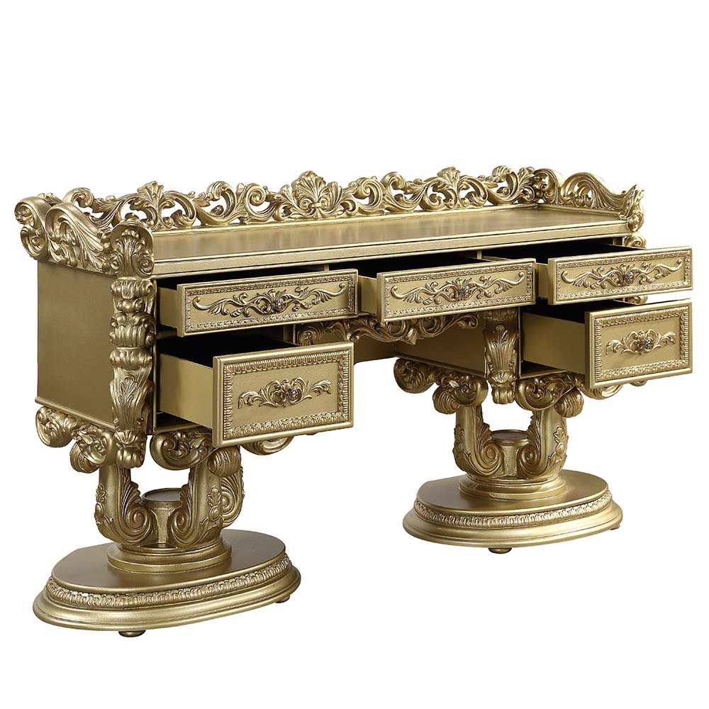 Isidora Bright Gold Dresser / HD-8086 - Ornate Home
