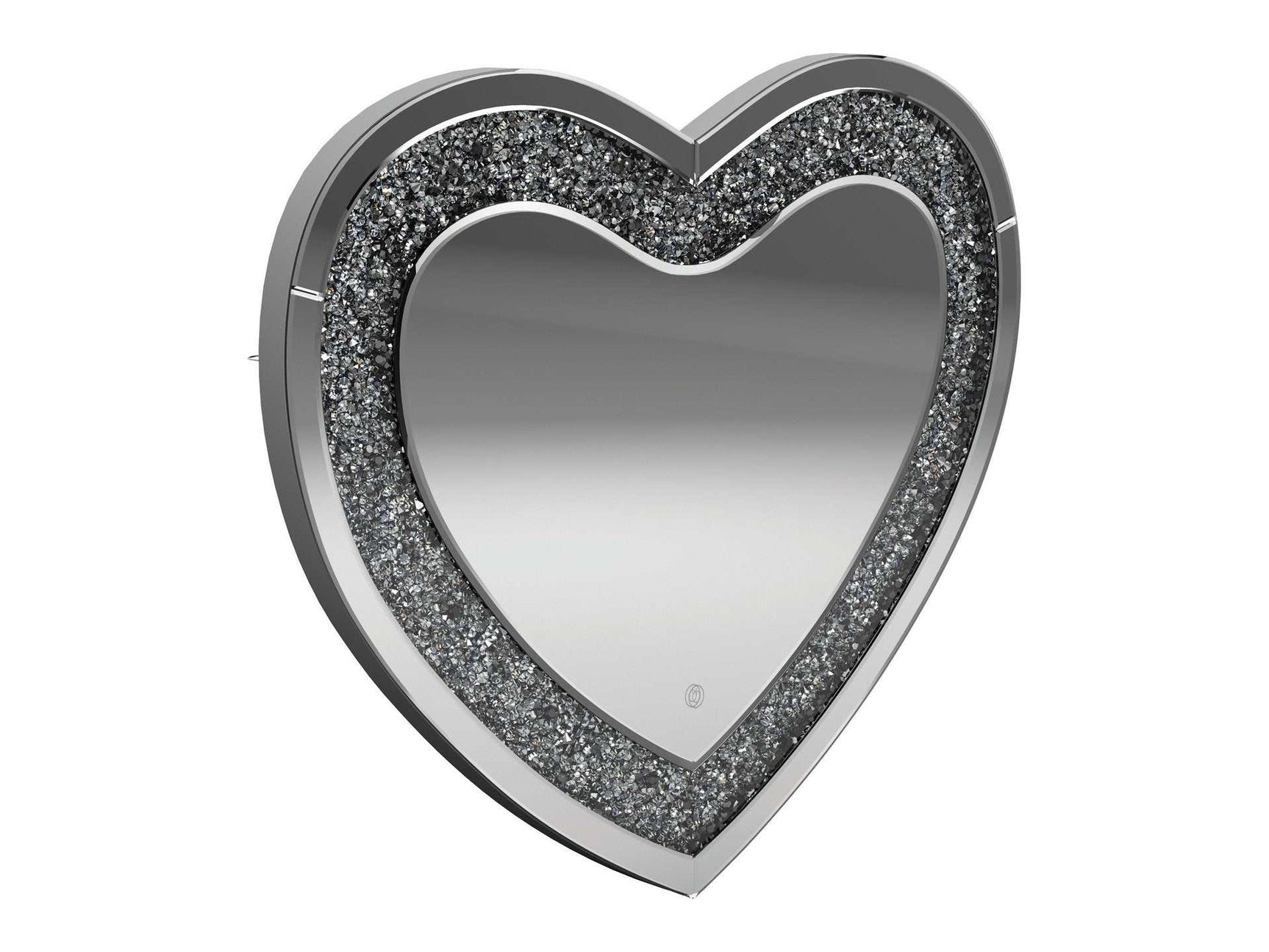 Issa Silver Heart Shape Wall Mirror - Ornate Home