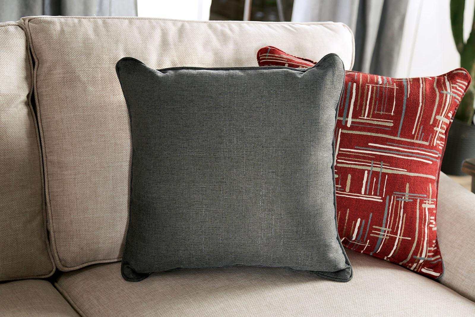 Jarrow Ivory Stationary Sofa & Loveseat 2pc - Ornate Home