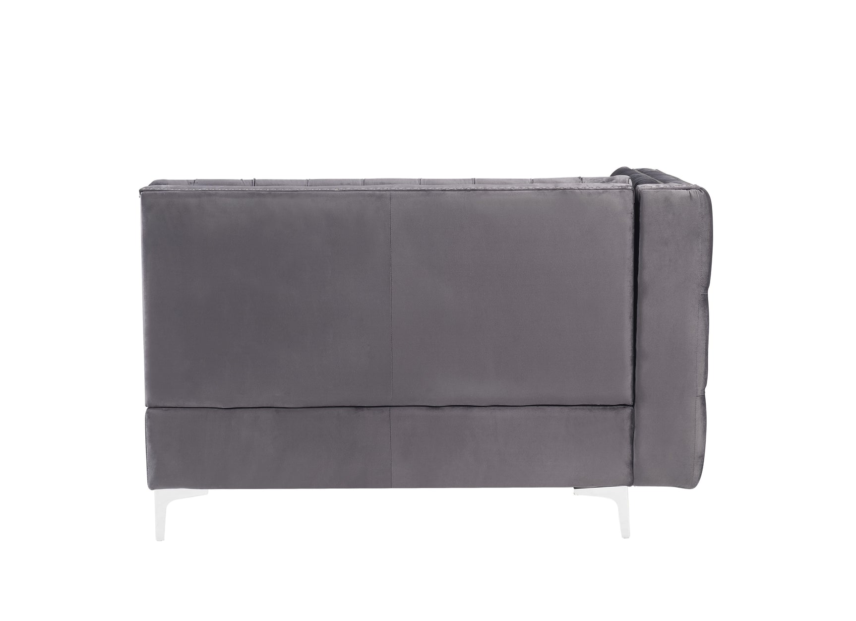 Jaszira Gray Velvet Modular Sofa Units / Create your own Style - Ornate Home