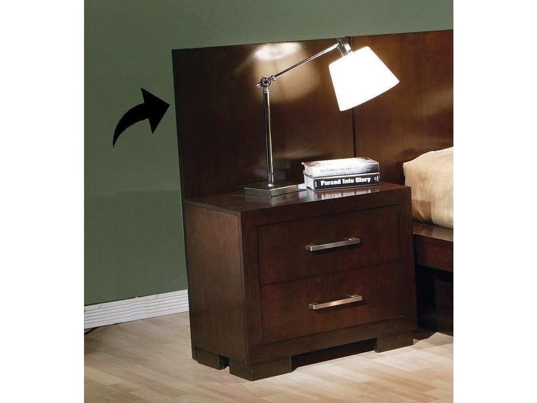 Jessica Cappuccino Nightstand Panels (Set of 2) - Ornate Home