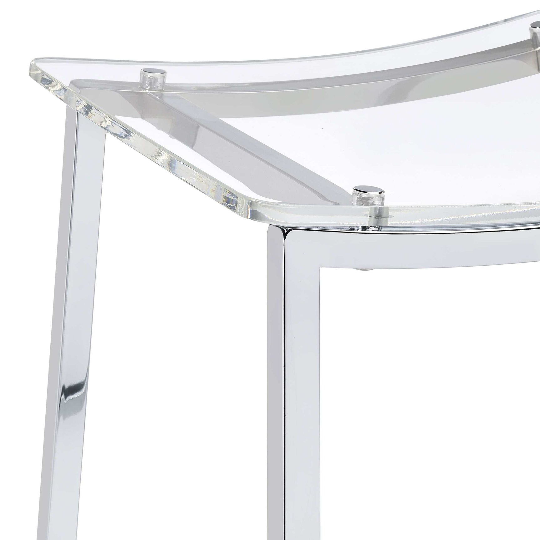 Jovani Silver Bar Stool - Ornate Home