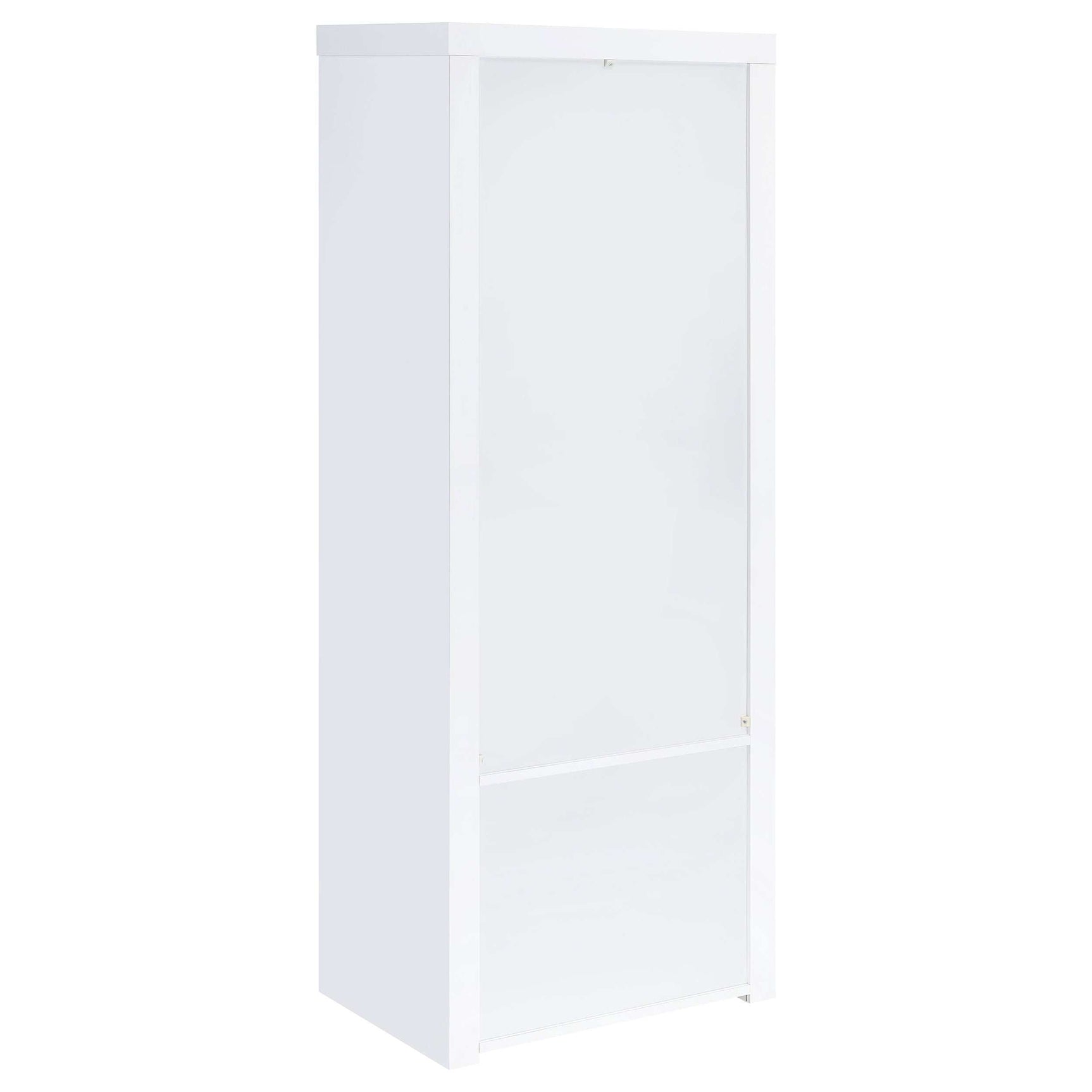 Jude High Gloss White 3 Pc Entertainment Center - Ornate Home