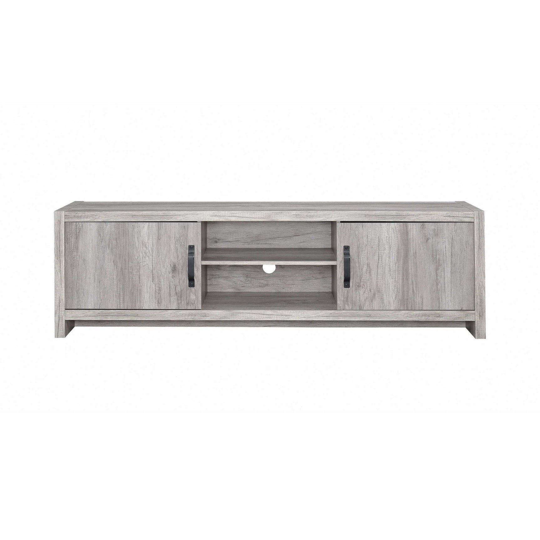 Kayla Grey Driftwood 71" TV Console - Ornate Home