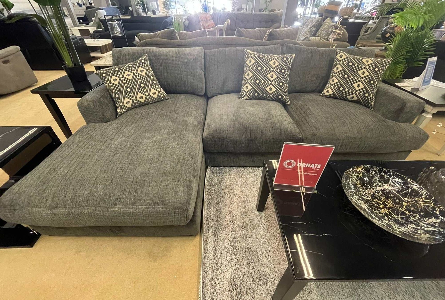 Kaylee Gray LAF Sectional Sofa (2pc) - Ornate Home