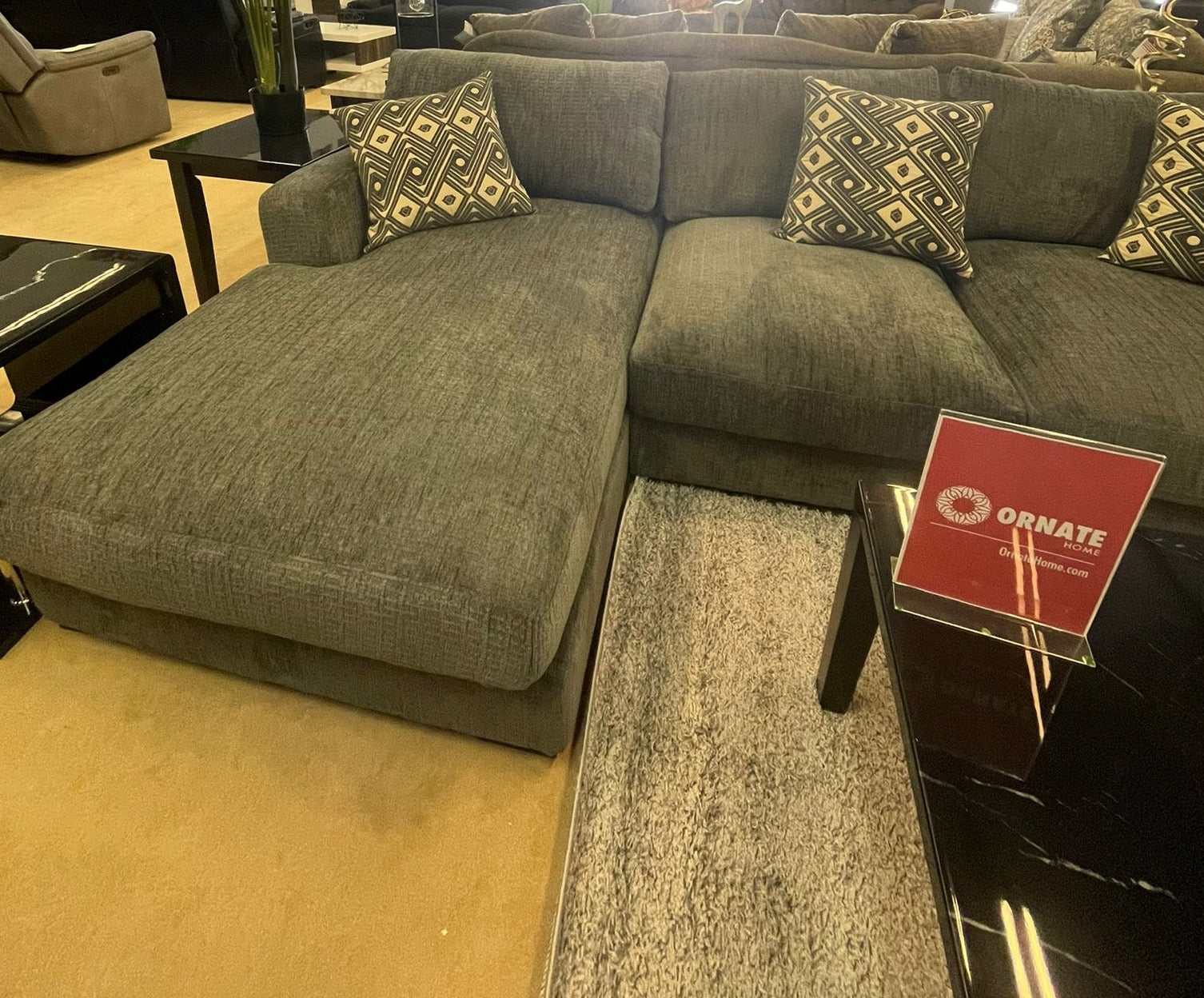 Kaylee Gray LAF Sectional Sofa (2pc) - Ornate Home