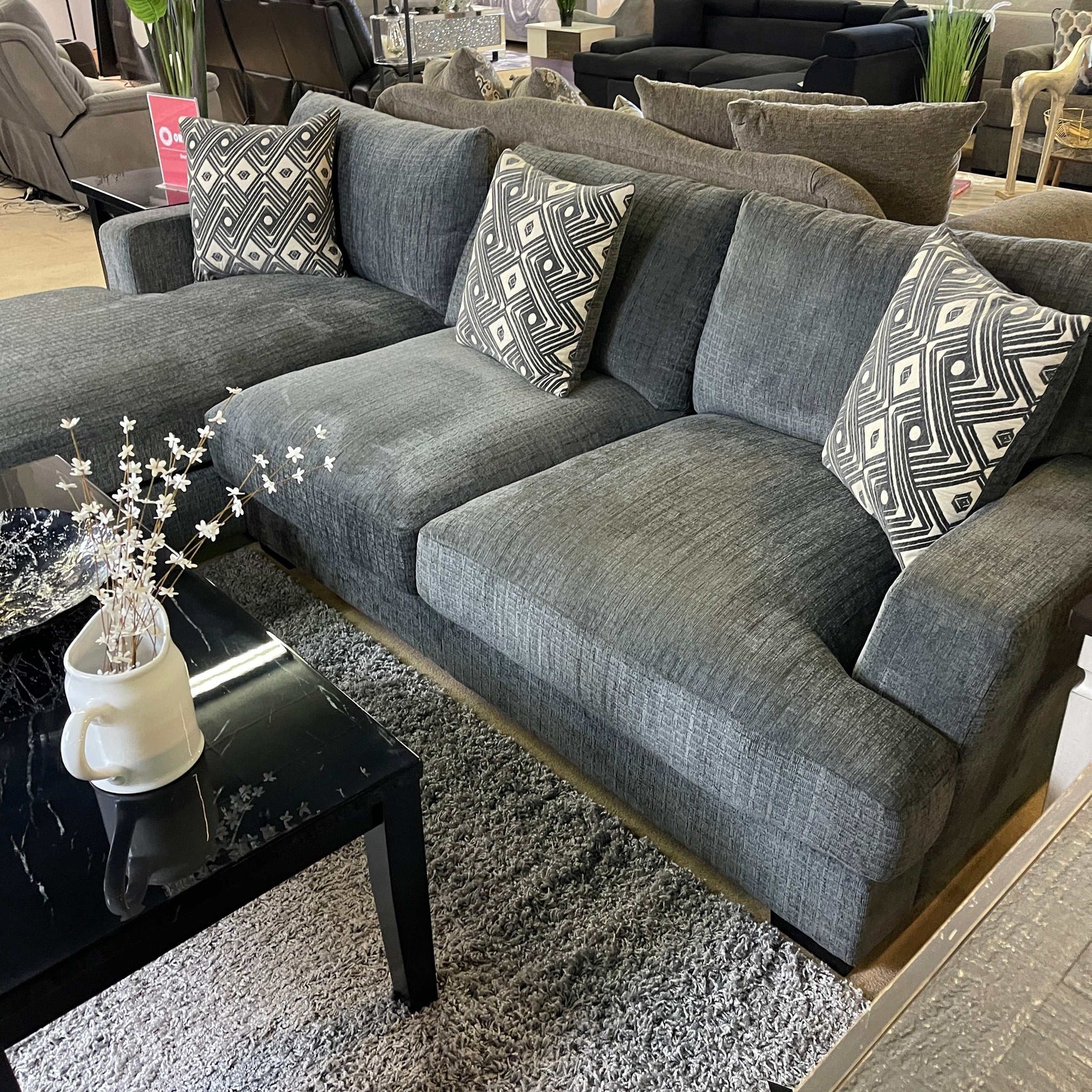Kaylee Gray LAF Sectional Sofa (2pc) - Ornate Home