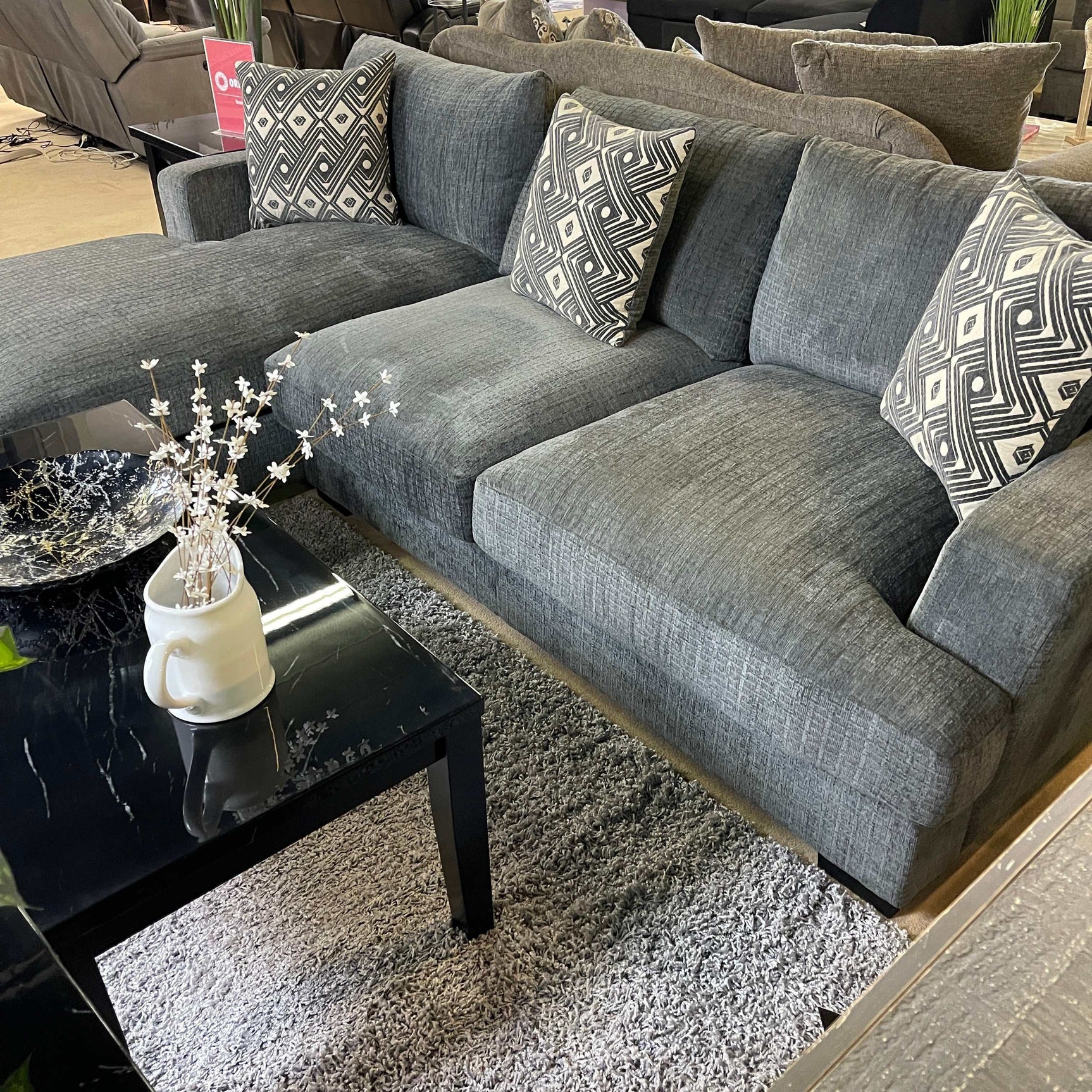 Kaylee Gray LAF Sectional Sofa (2pc) - Ornate Home