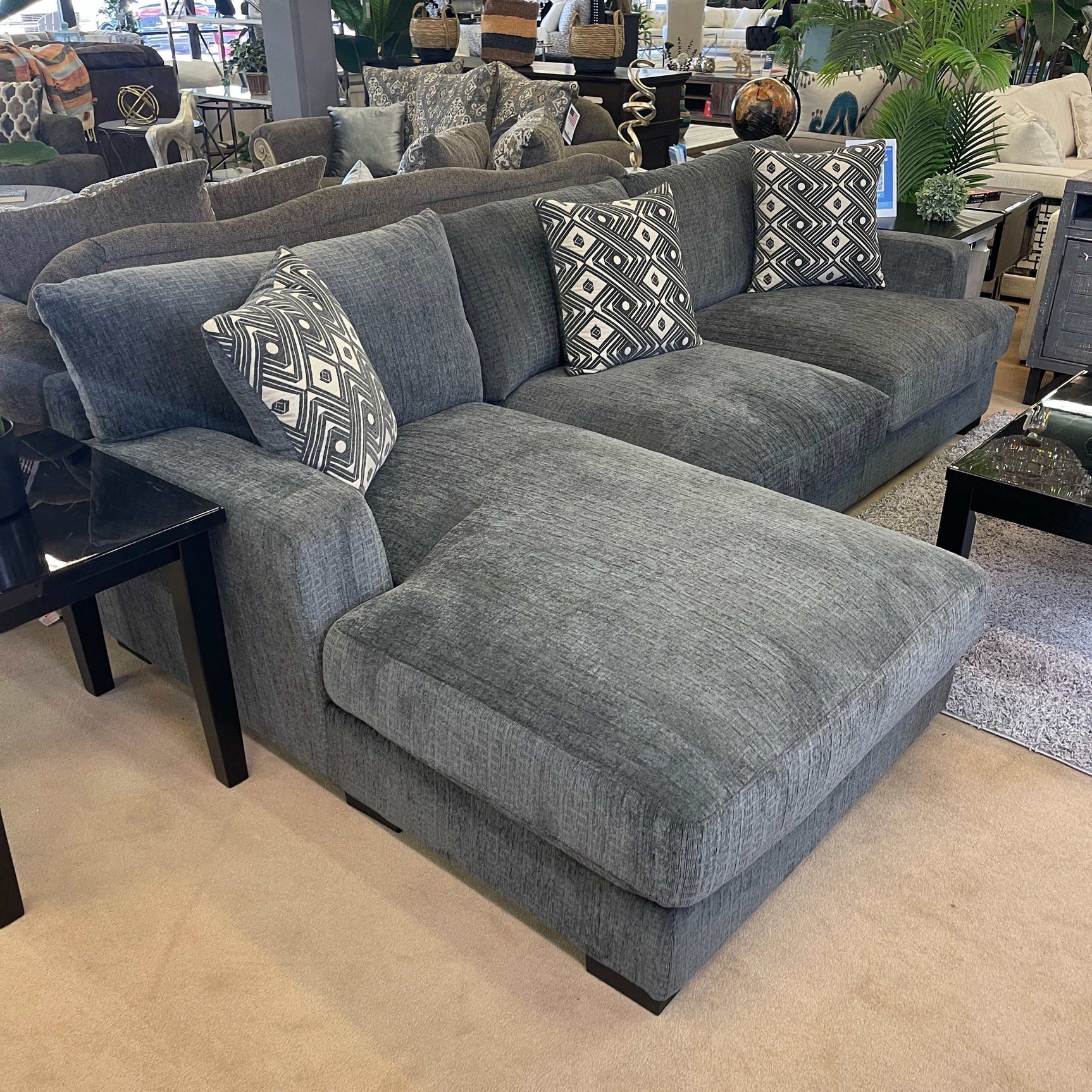 Kaylee Gray LAF Sectional Sofa (2pc) - Ornate Home