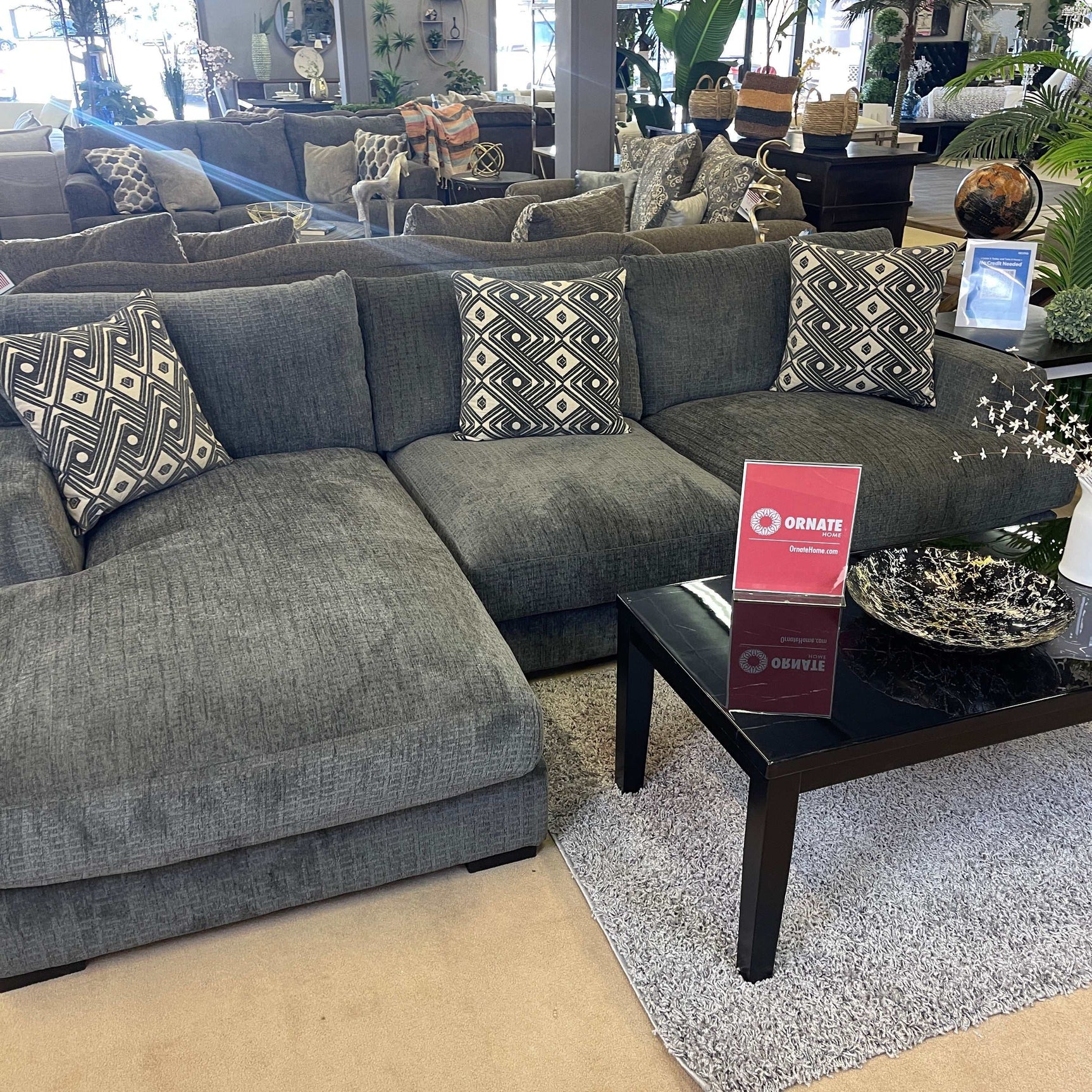 Kaylee Gray LAF Sectional Sofa (2pc) - Ornate Home