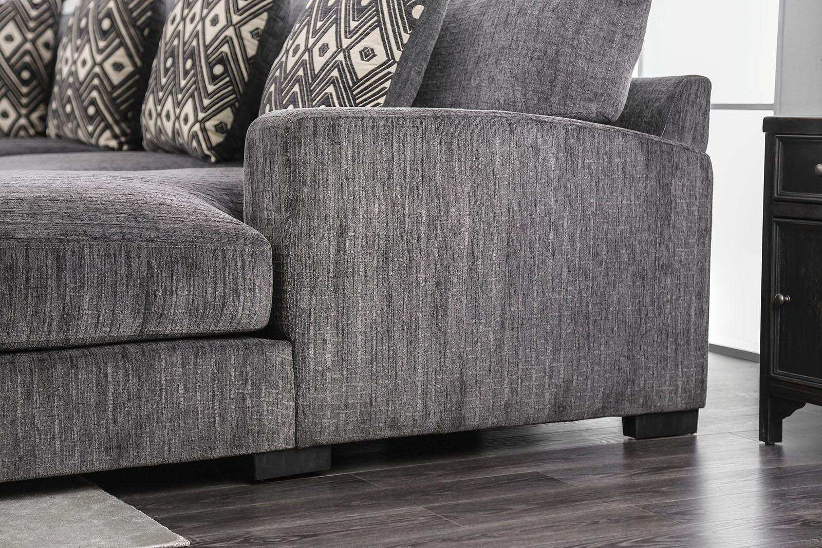 Kaylee Gray RAF Sectional Sofa (2pc) - Ornate Home