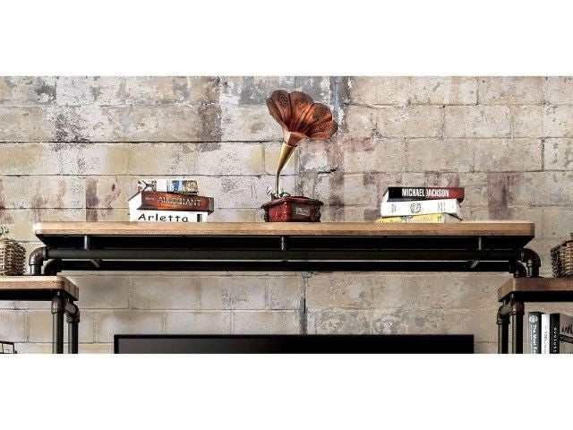 Kebbyll Antique Black/Natural Tone Bridge - Ornate Home