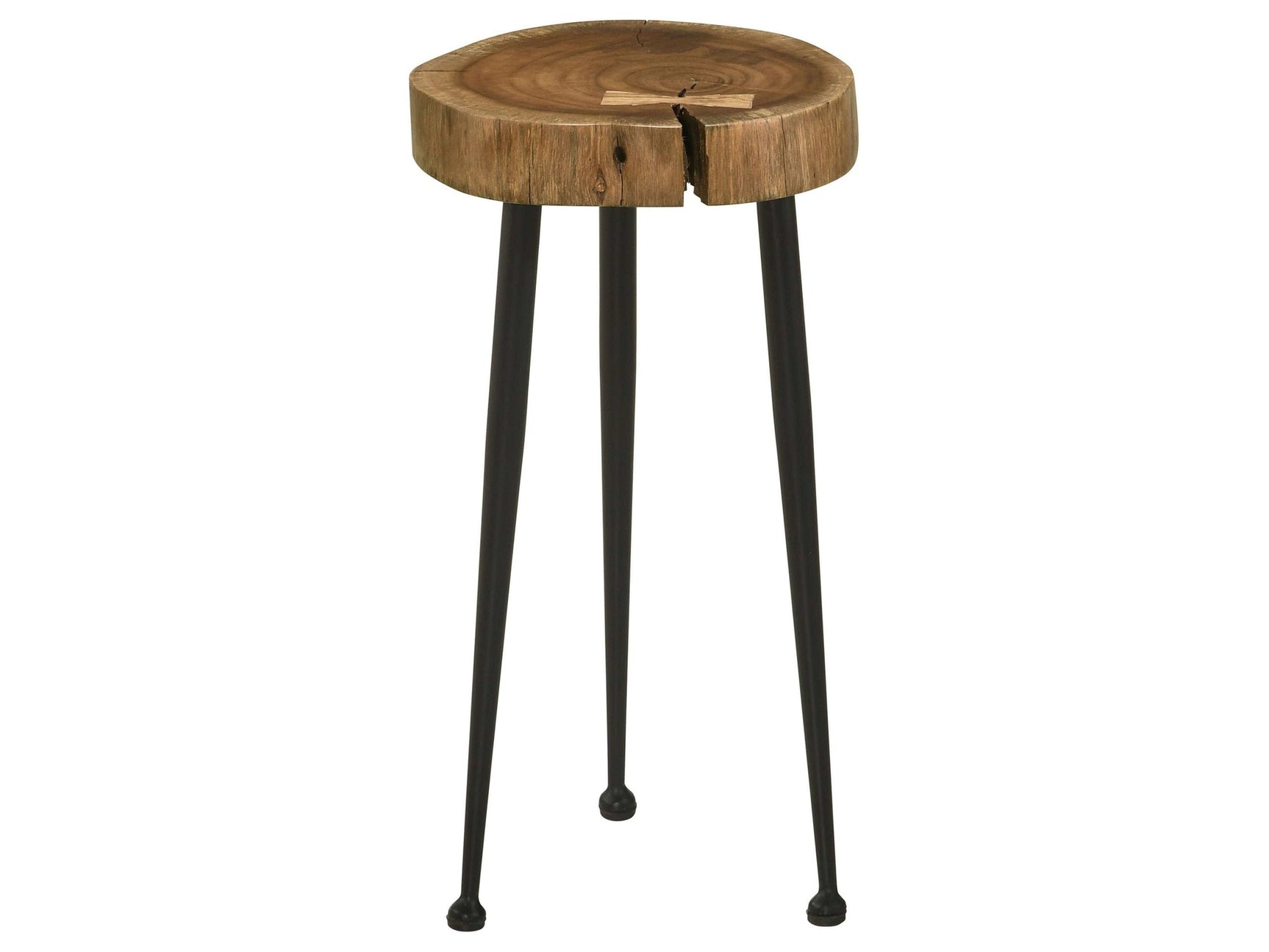 Keith Natural / Black Side Table - Ornate Home