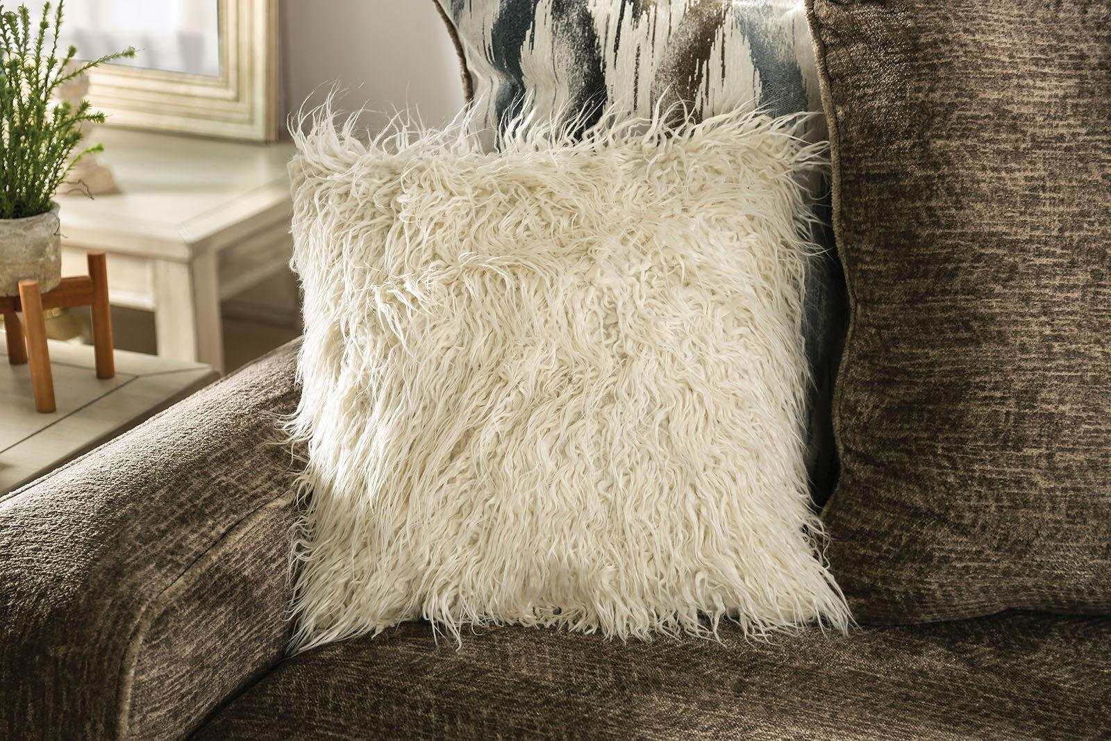 Kempston Brown L Shape Sectional Sofa - Ornate Home