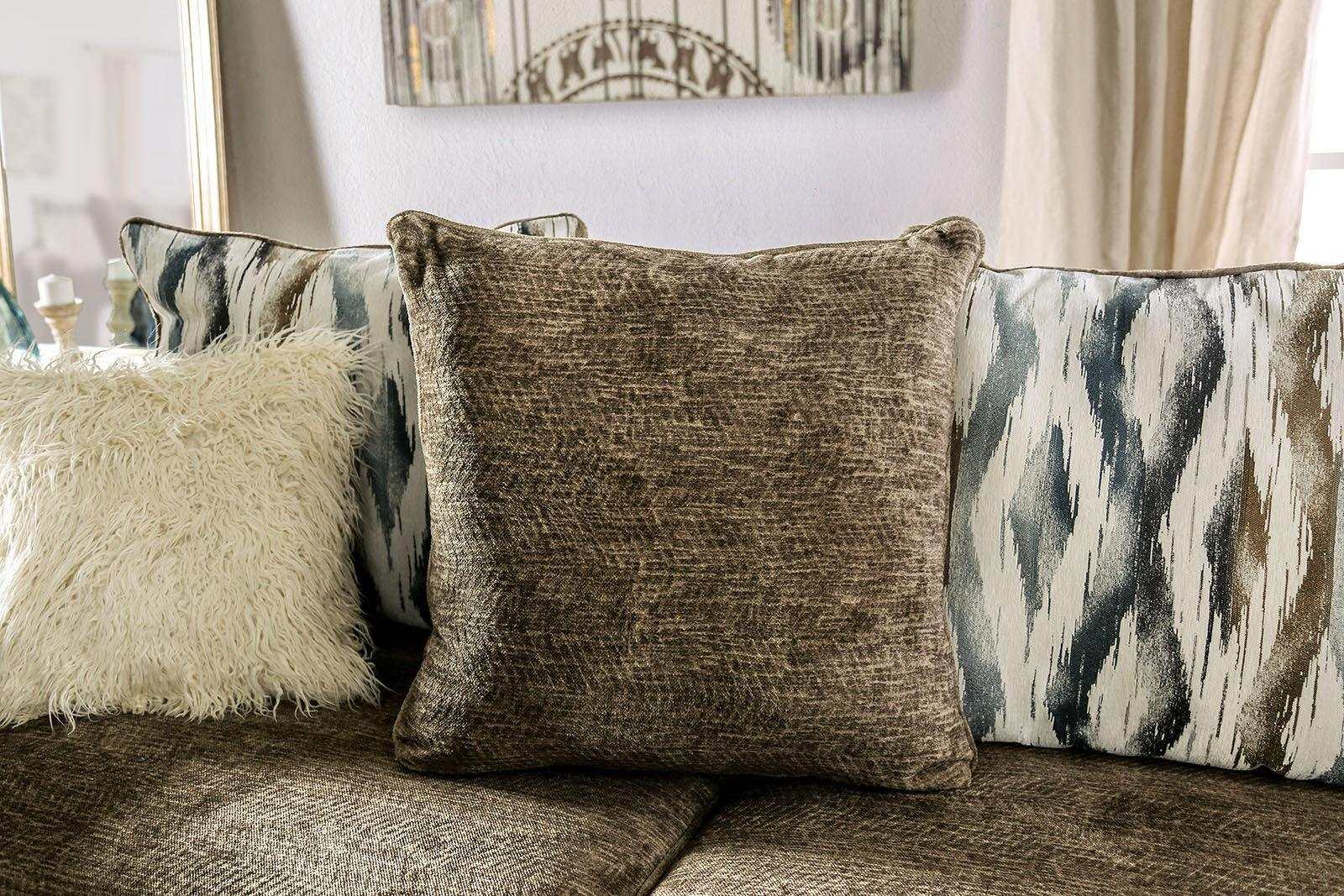 Kempston Brown L Shape Sectional Sofa - Ornate Home