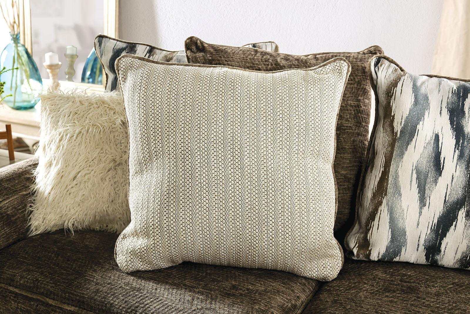 Kempston Brown L Shape Sectional Sofa - Ornate Home