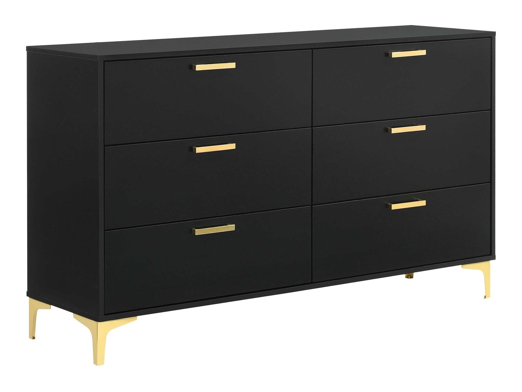 Kendall Black / Gold Dresser - Ornate Home