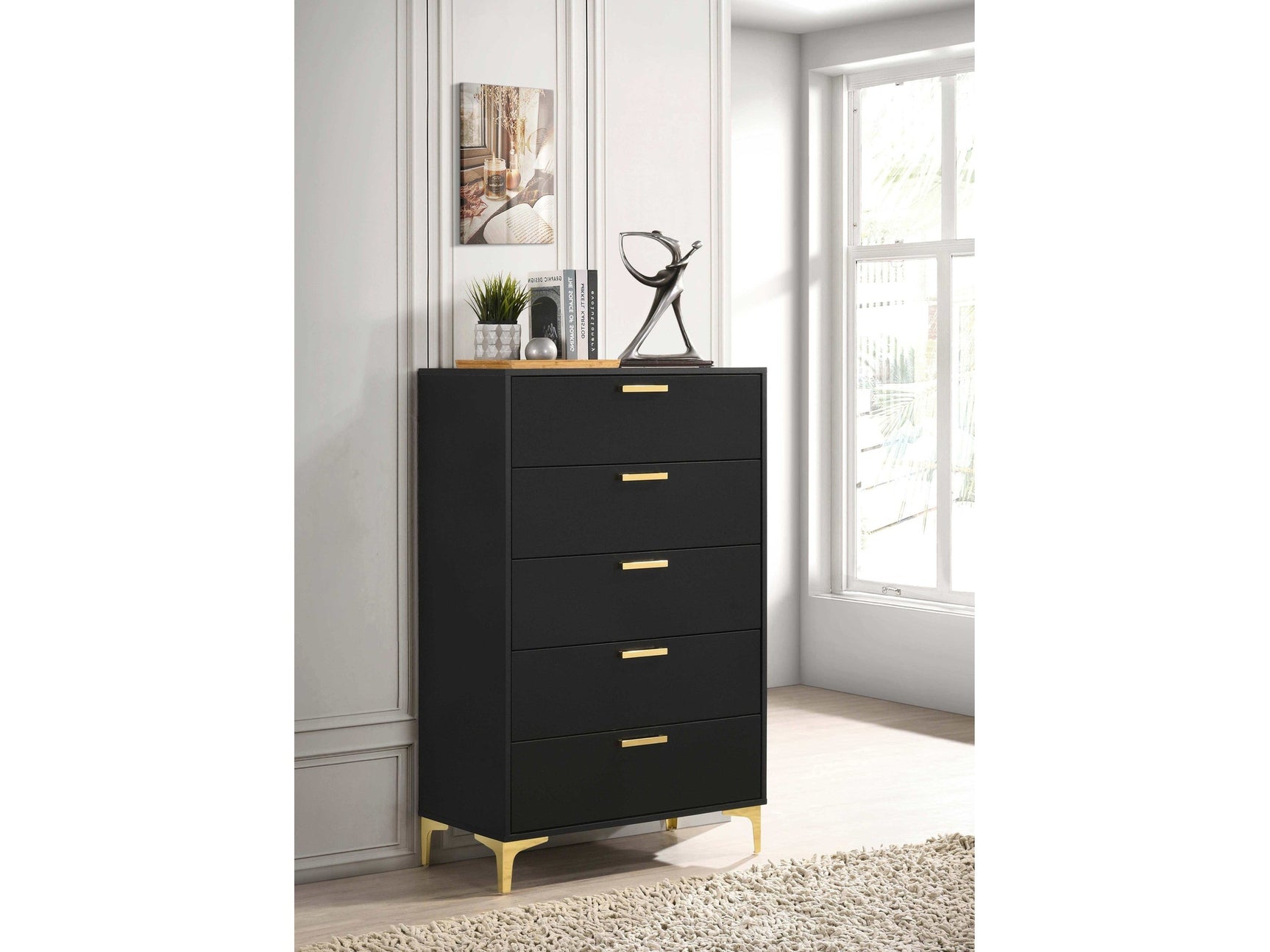 Kendall Gold Chest - Ornate Home