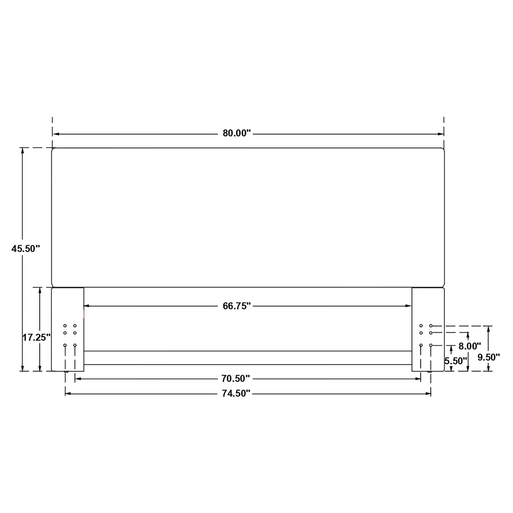 Kosmo Sand Eastern King / California King Headboard - Ornate Home