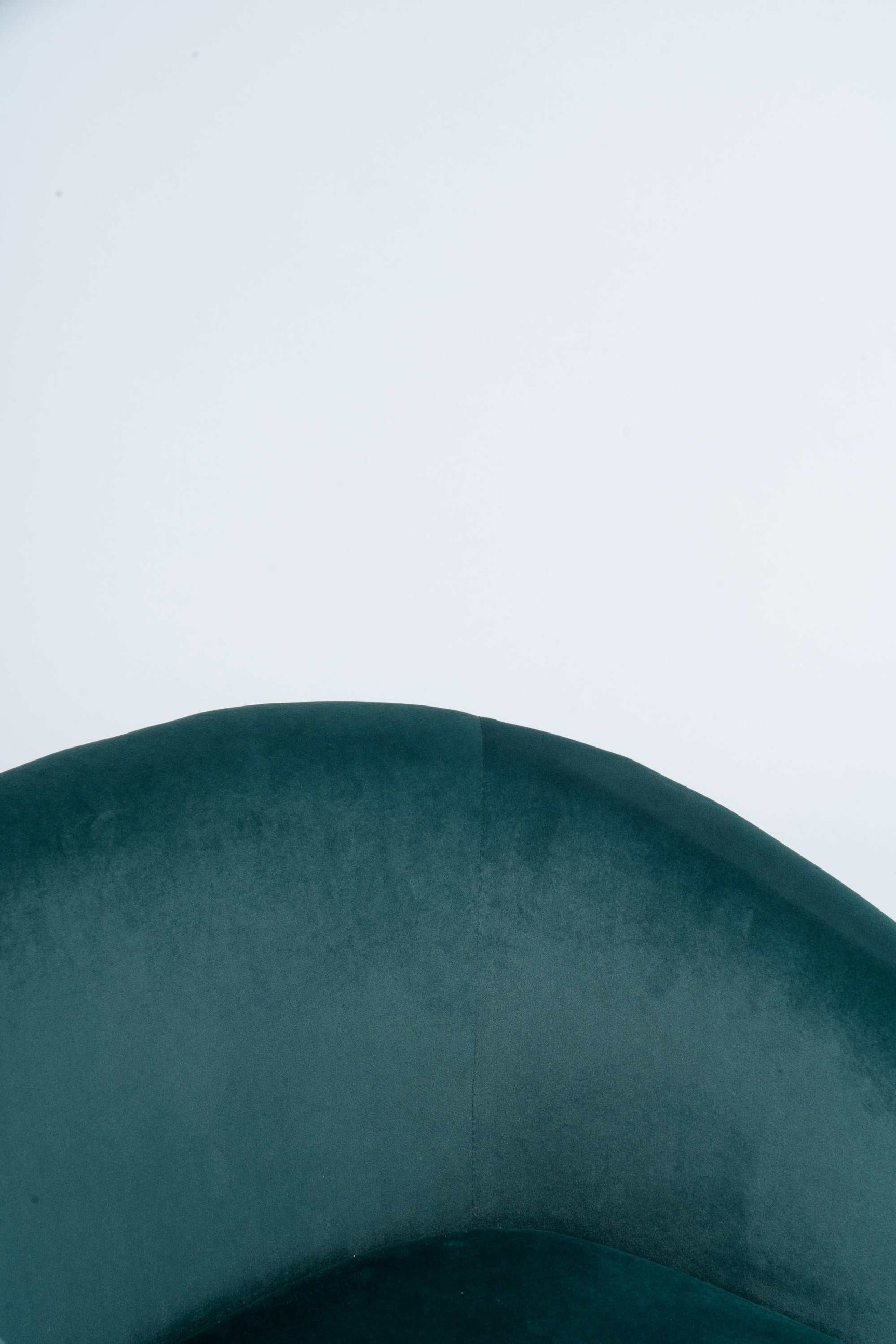 Kruse Velvet Accent Tub Barrel Chair Dark Green - Ornate Home