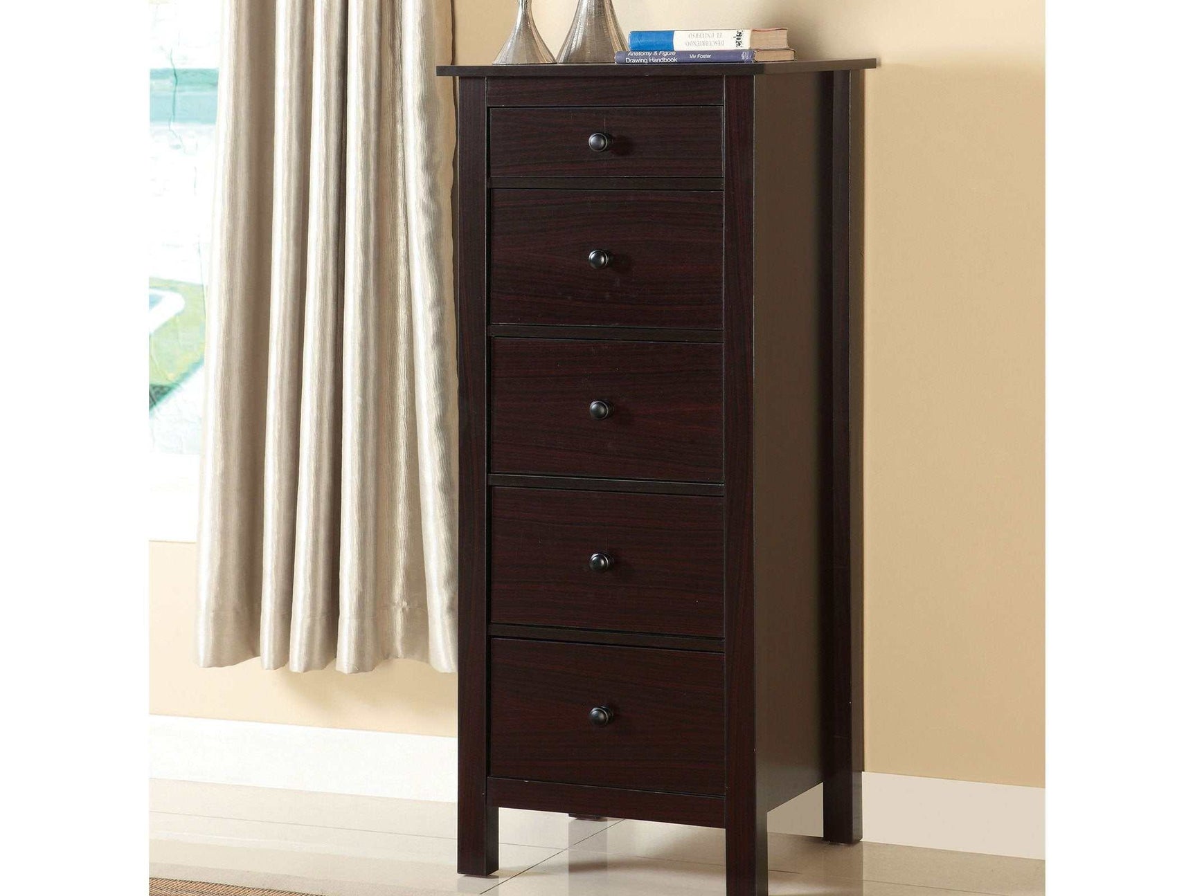 Launces Espresso Chest - Ornate Home