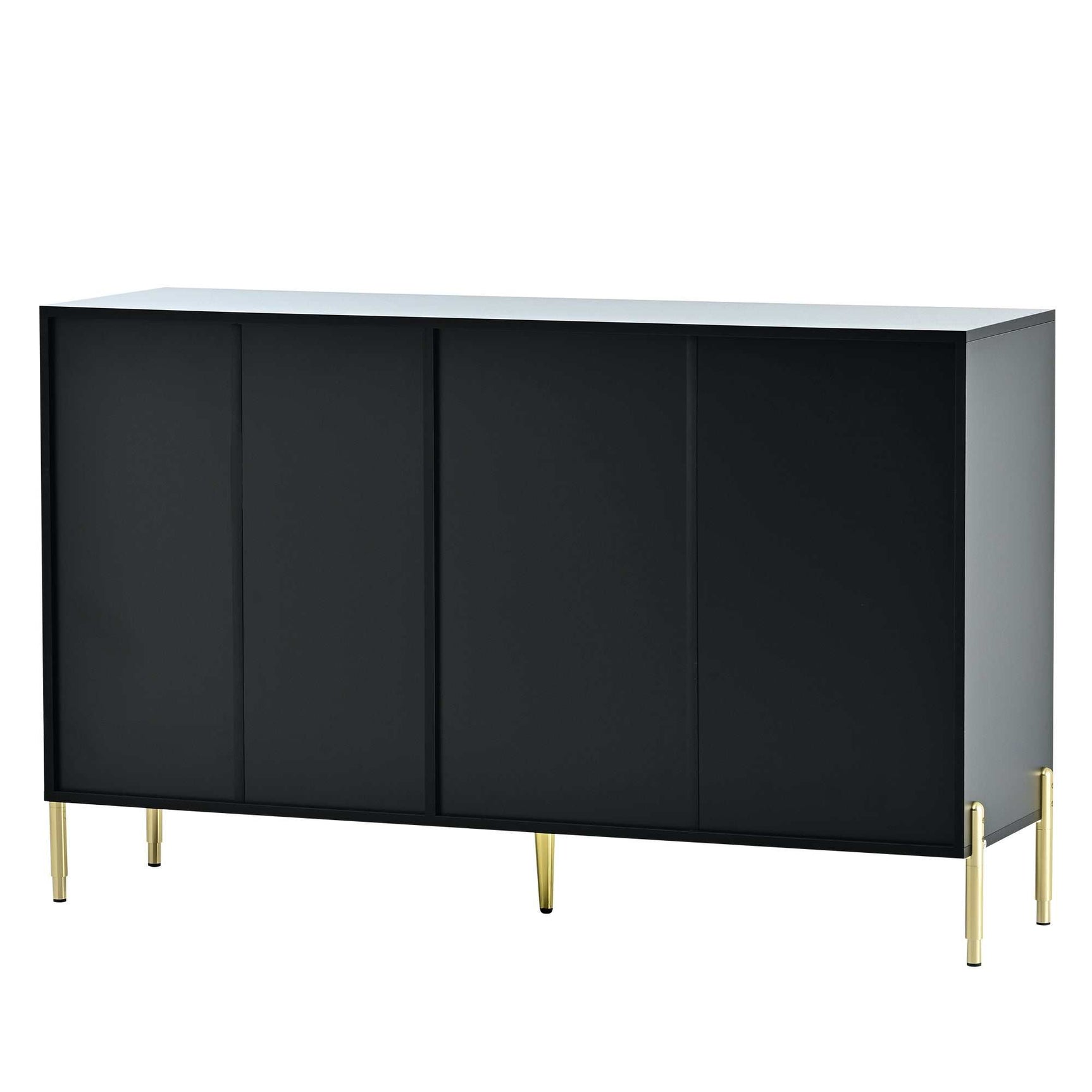 Lava Light Luxury Modern Storage Cabinets Black - Ornate Home