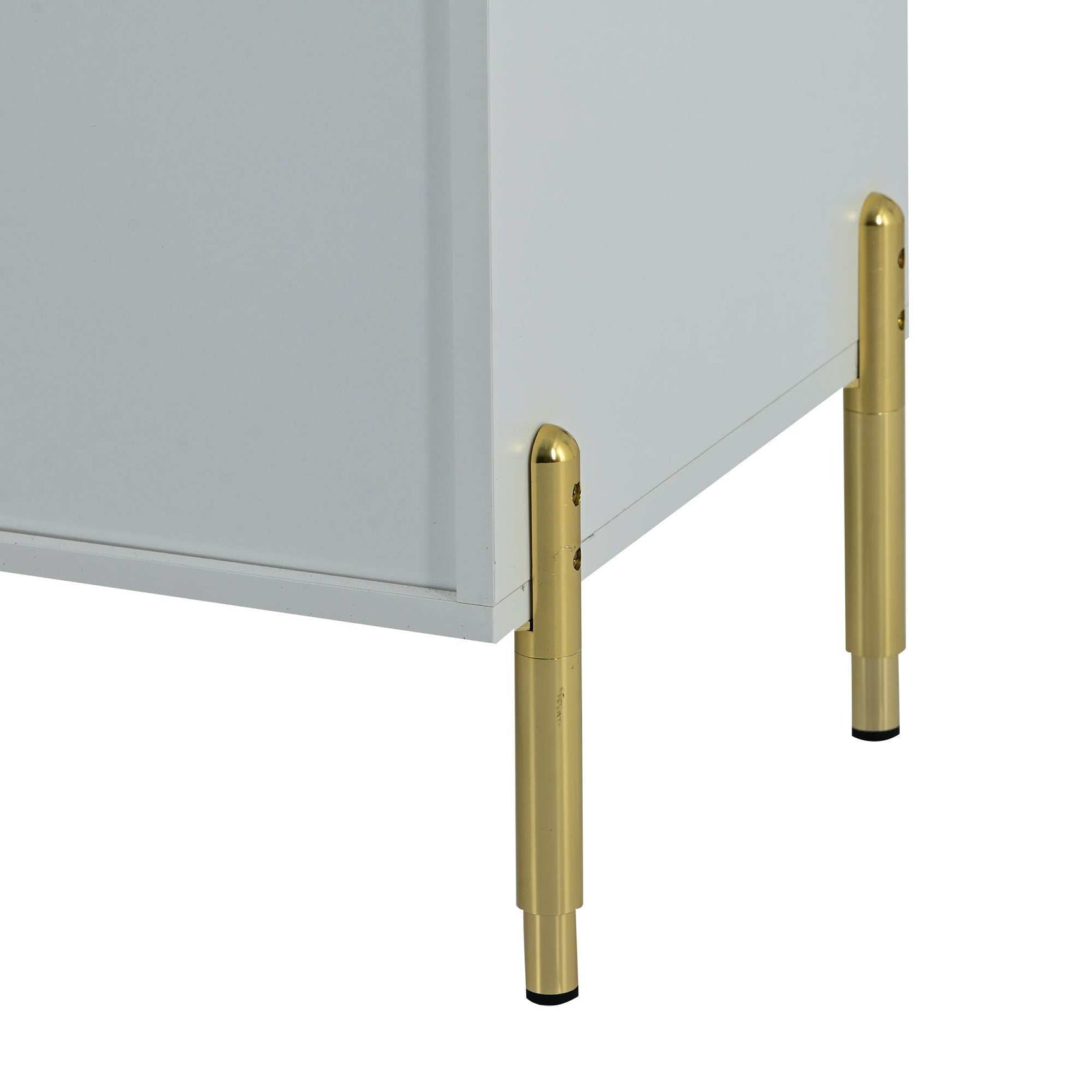 Lava Light Luxury Modern Storage Cabinets White - Ornate Home