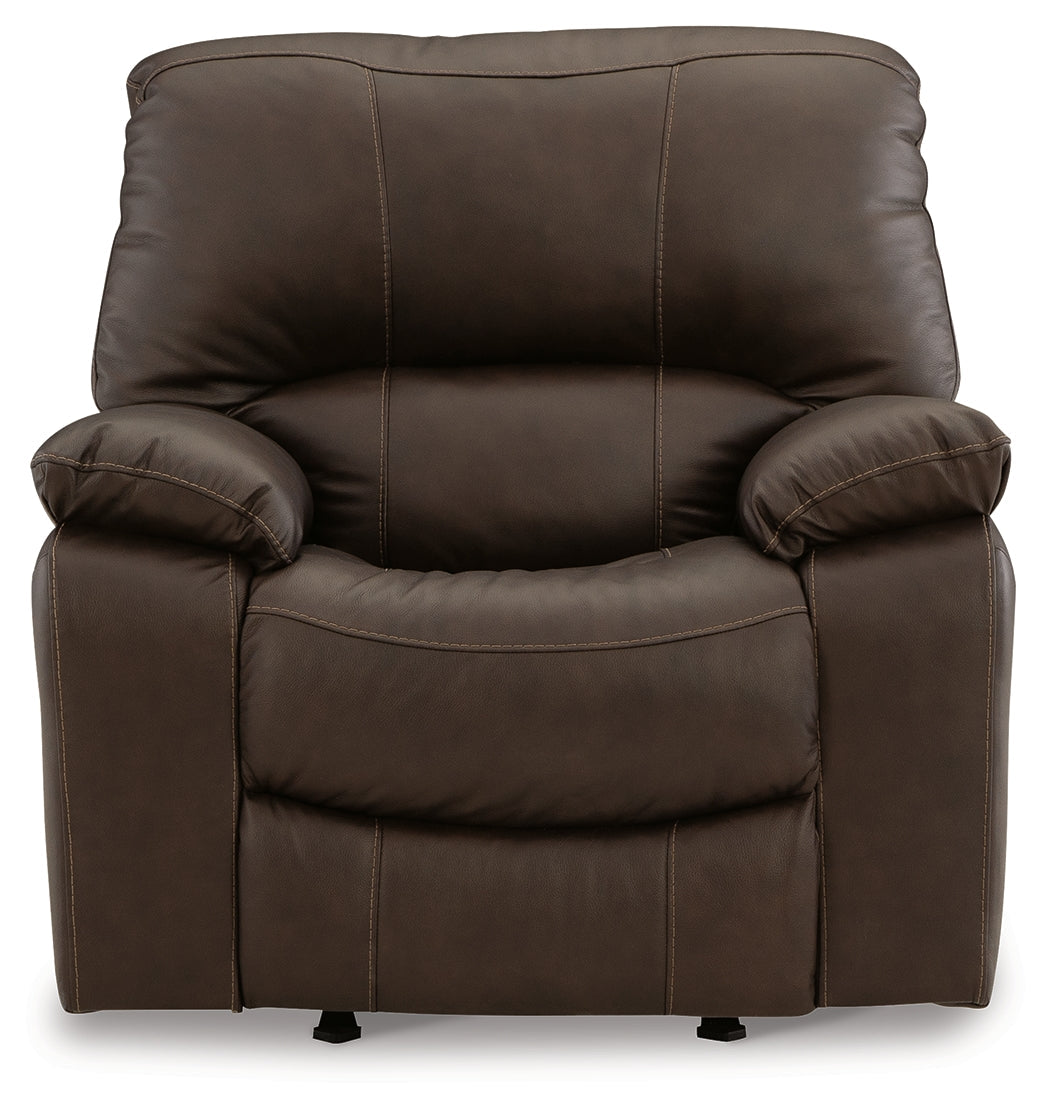 Leesworth Dark Brown Power Rocker Recliner - Ornate Home