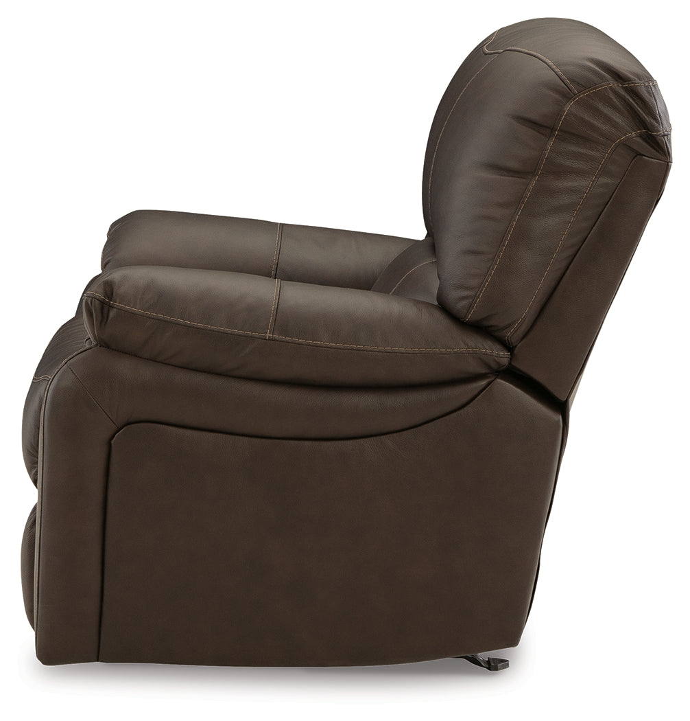 Leesworth Dark Brown Power Rocker Recliner - Ornate Home