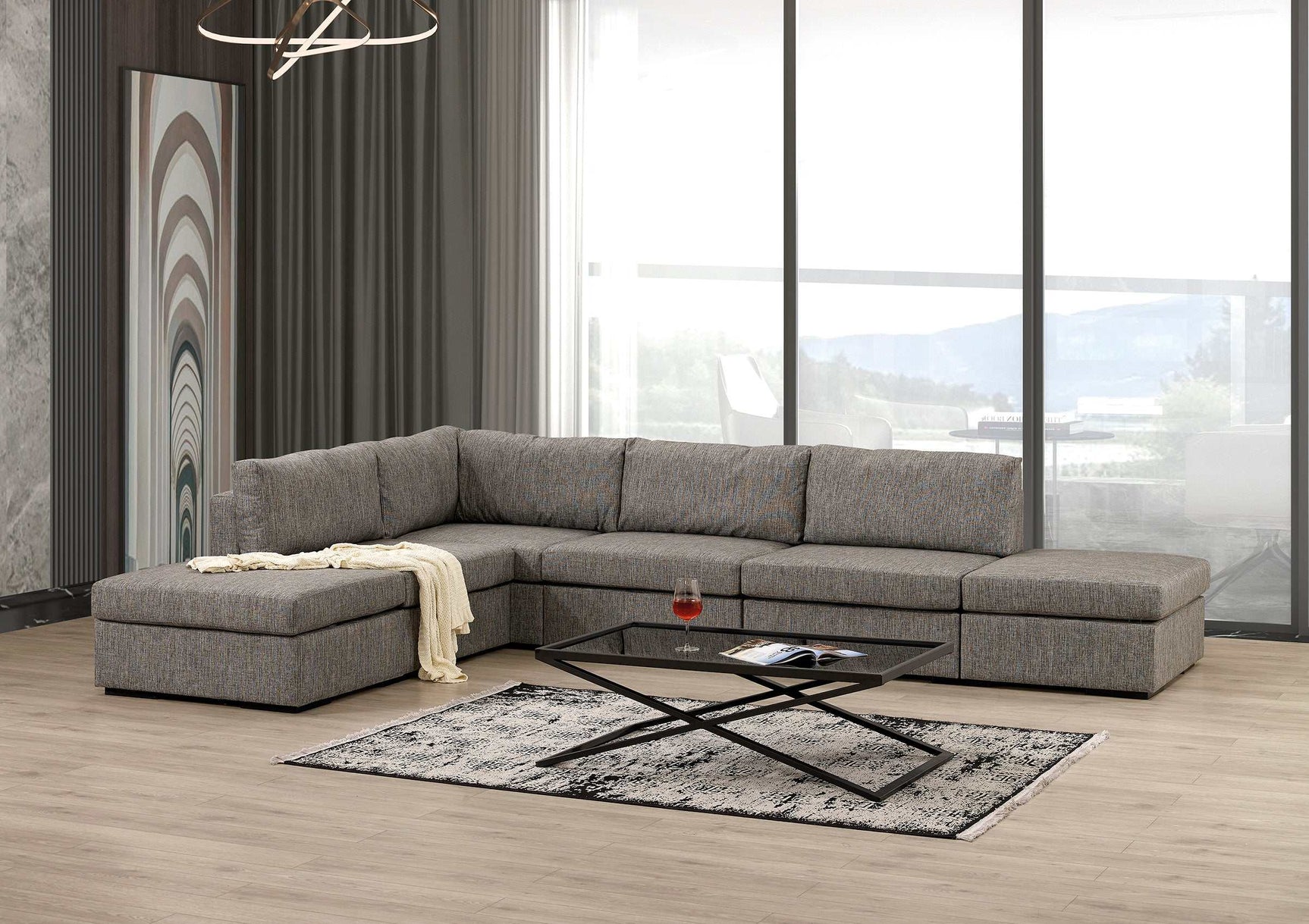 Lego Divan Gray Modular Sectional Create your own Style - Ornate Home